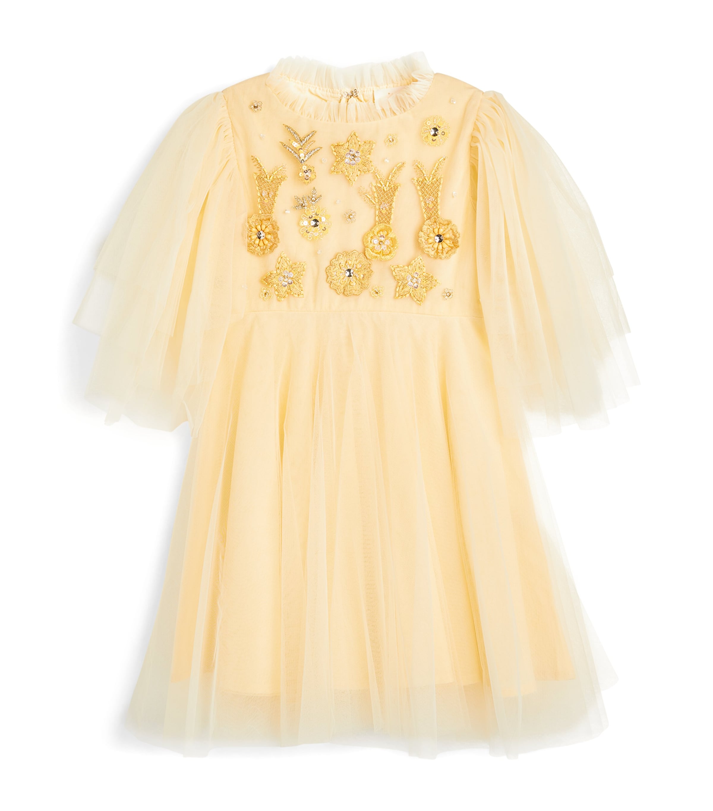 Shop Tutu Du Monde Tulle Embellished Dress In Pink