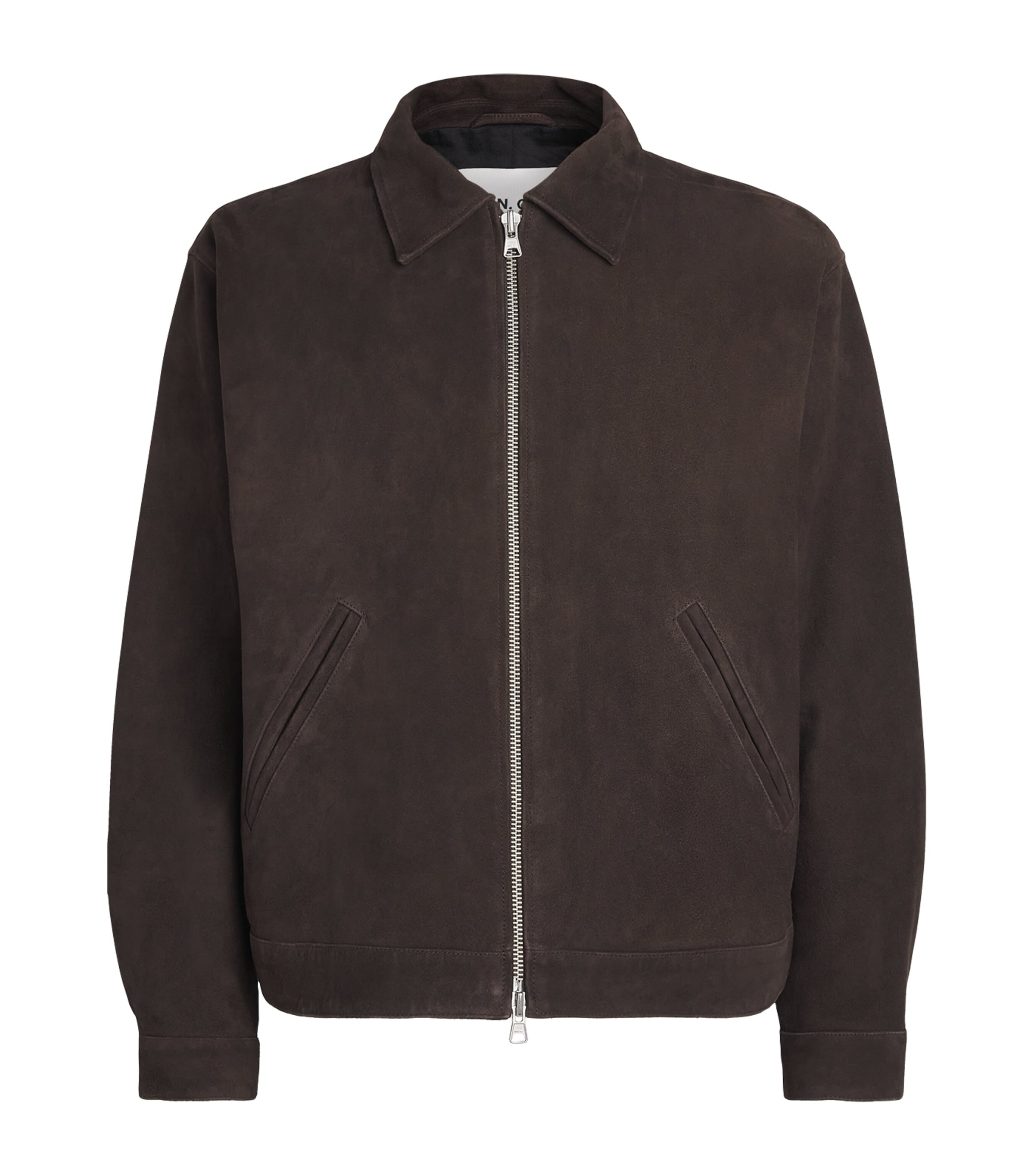 NN07 Goat Suede Petrus Jacket Deep Truffle