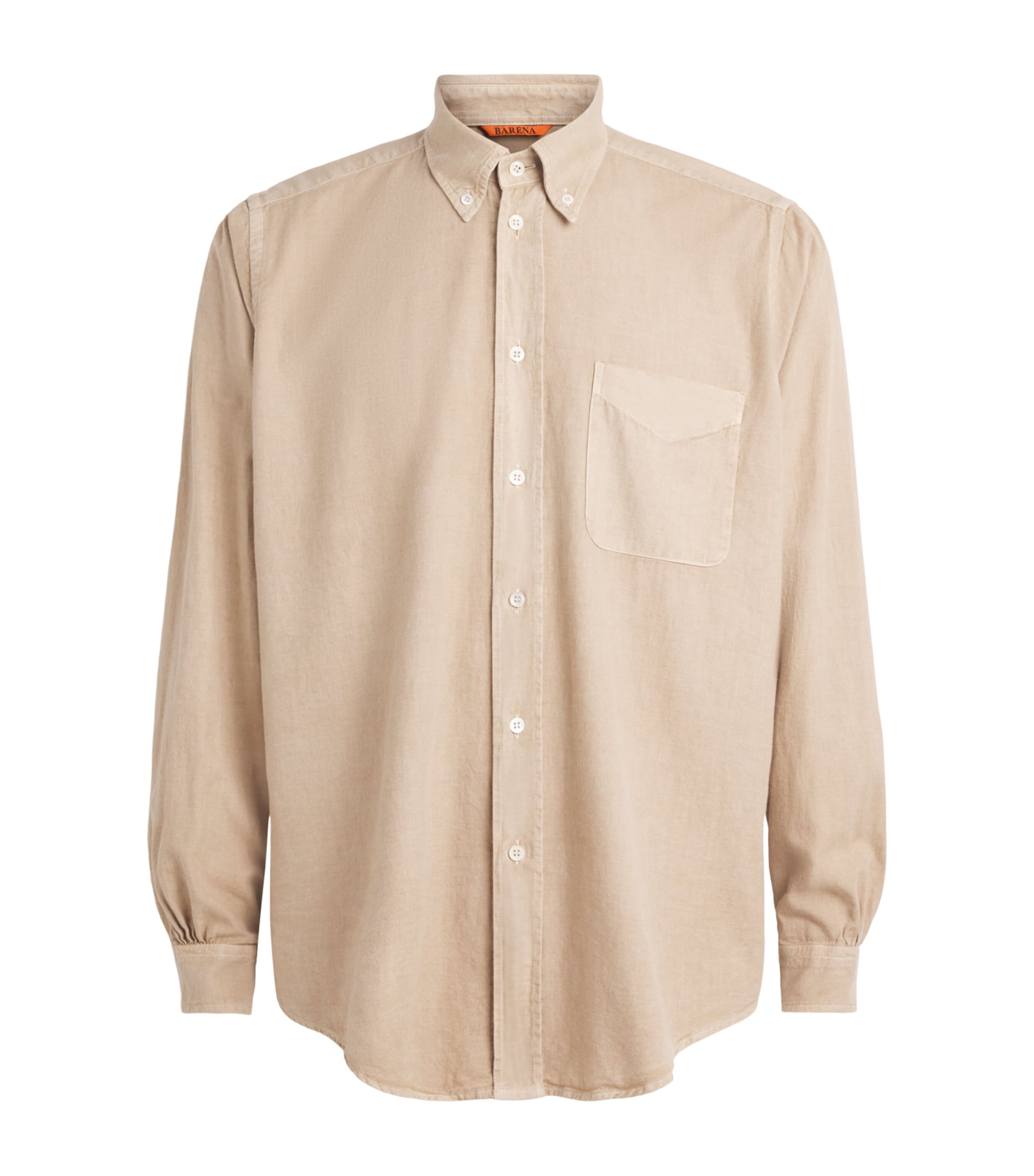 Barena Mens Flannel Shirt Beige Image 1