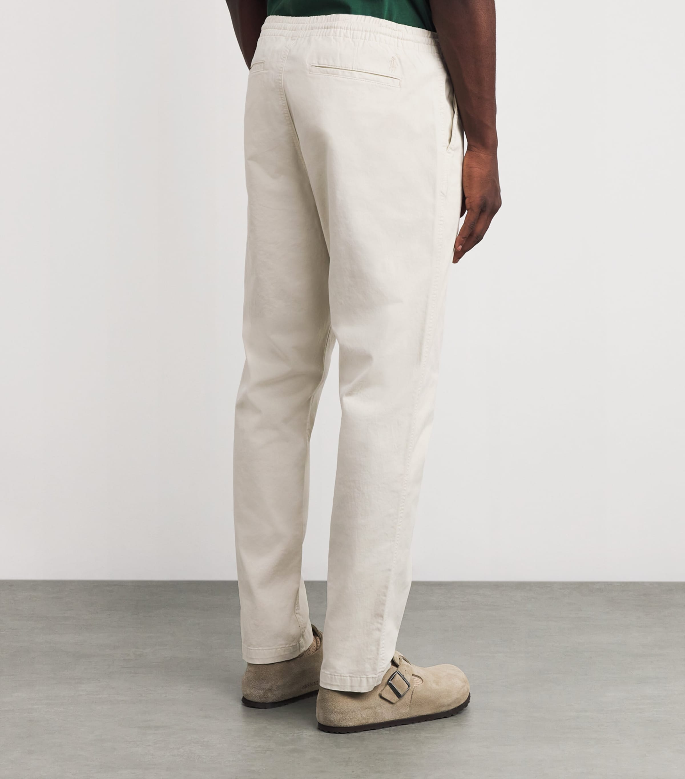 Stretch-Cotton Prepster Trousers STONE Image 4