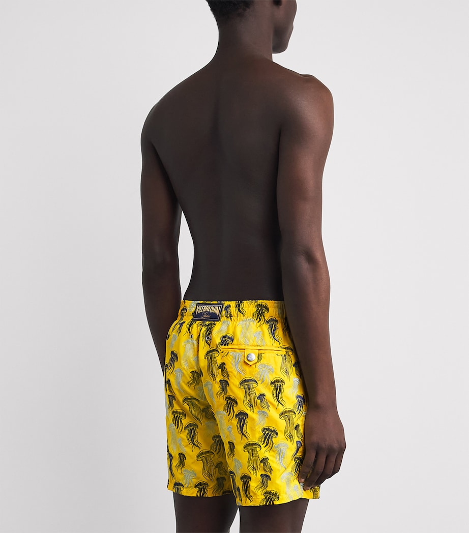 Vilebrequin Mens Embroidered Jellyfish Swim Shorts Soleil Image 3