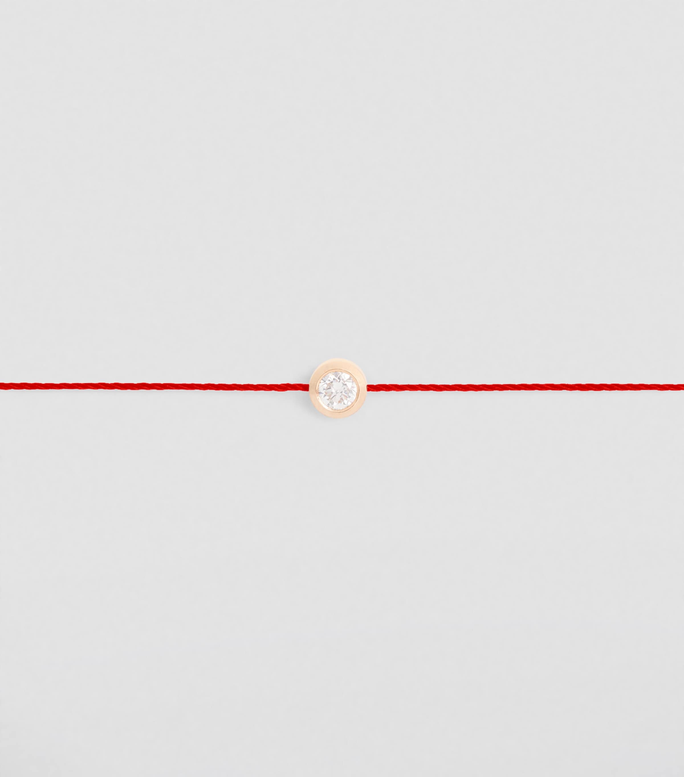 Rose Gold and Diamond So Pure Bracelet (16.5cm) RED Image 2