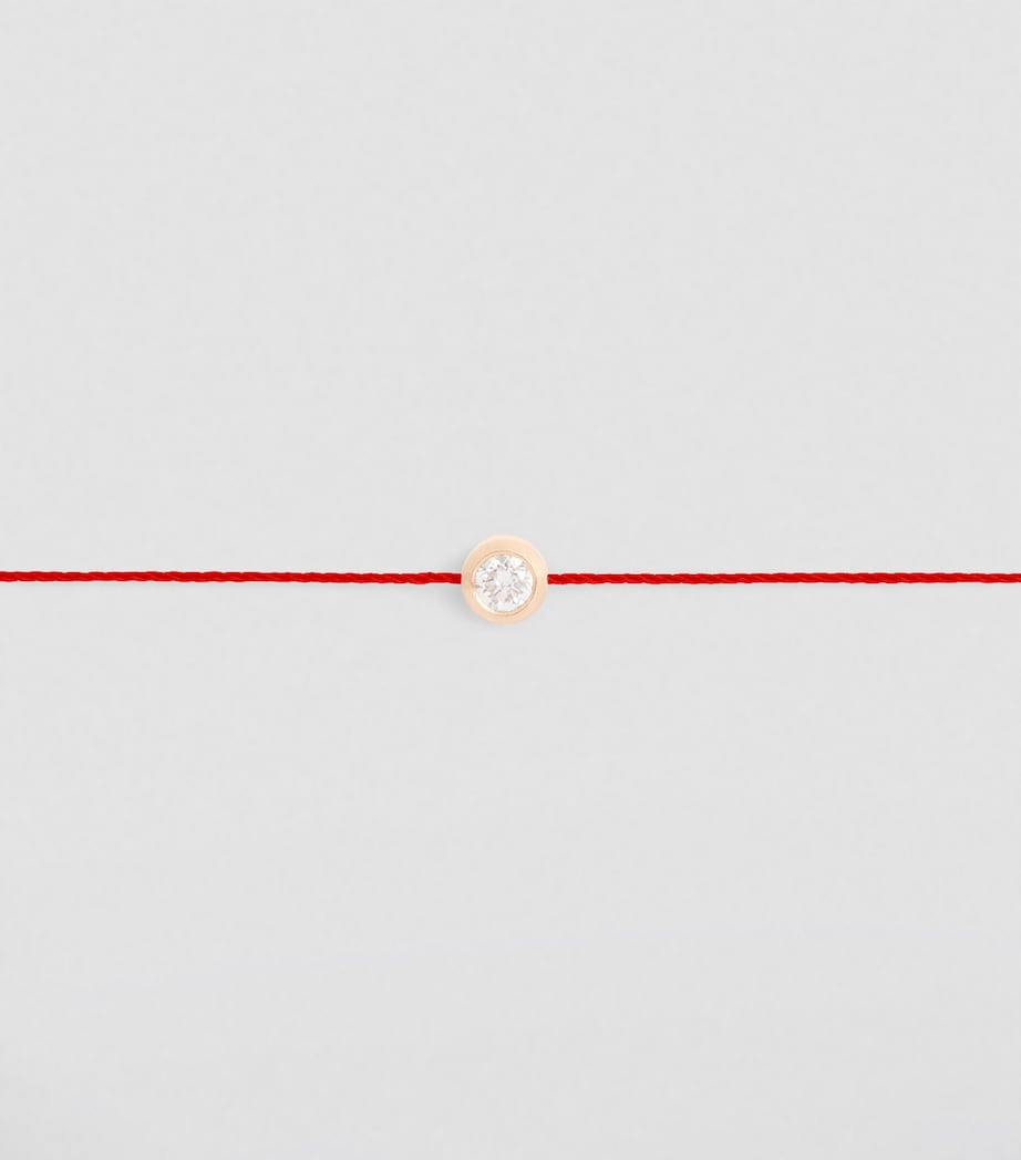 Rose Gold and Diamond So Pure Bracelet (16.5cm) RED Image 2