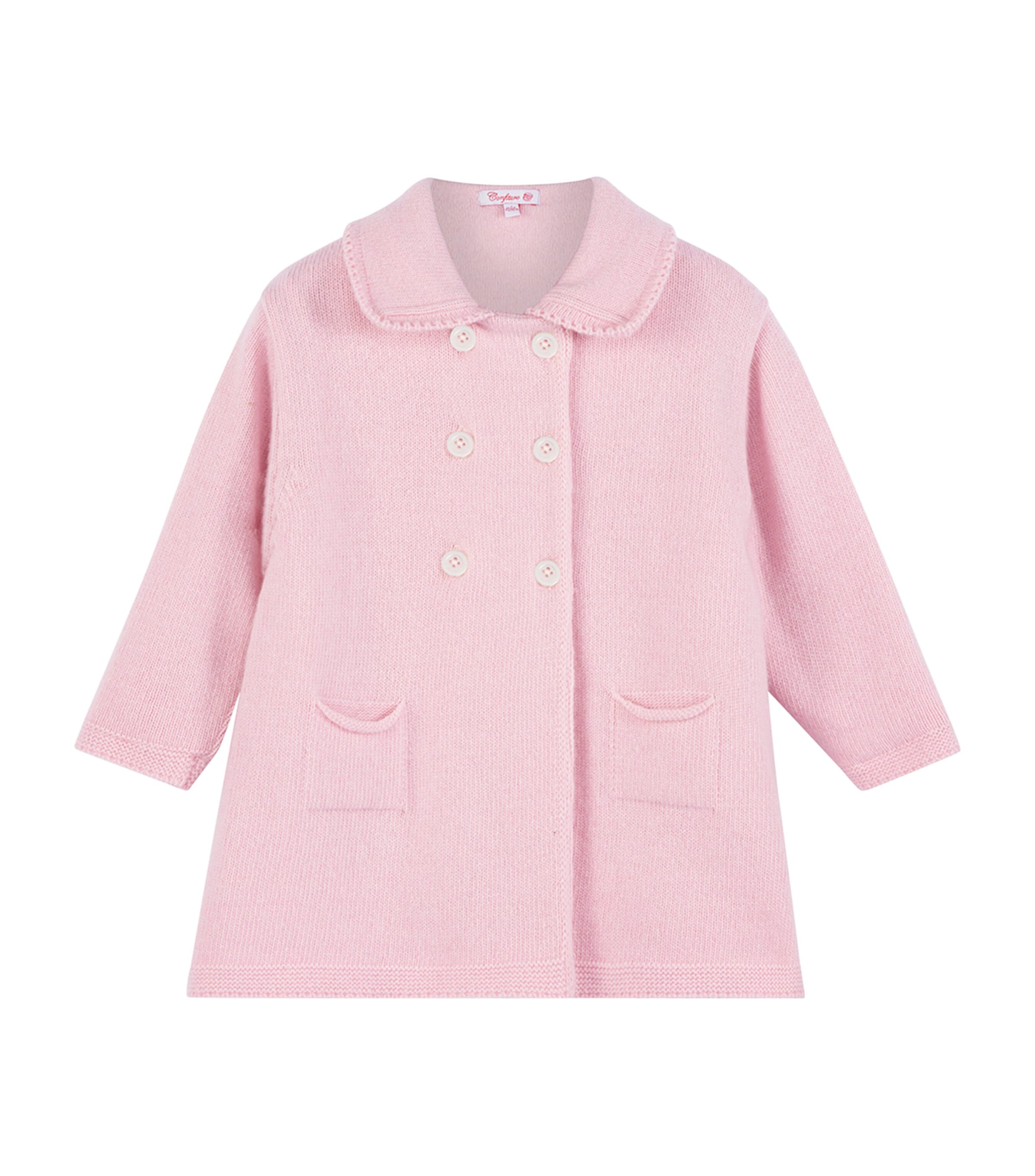 Trotters Wool-blend Alexandra Coat In Pink
