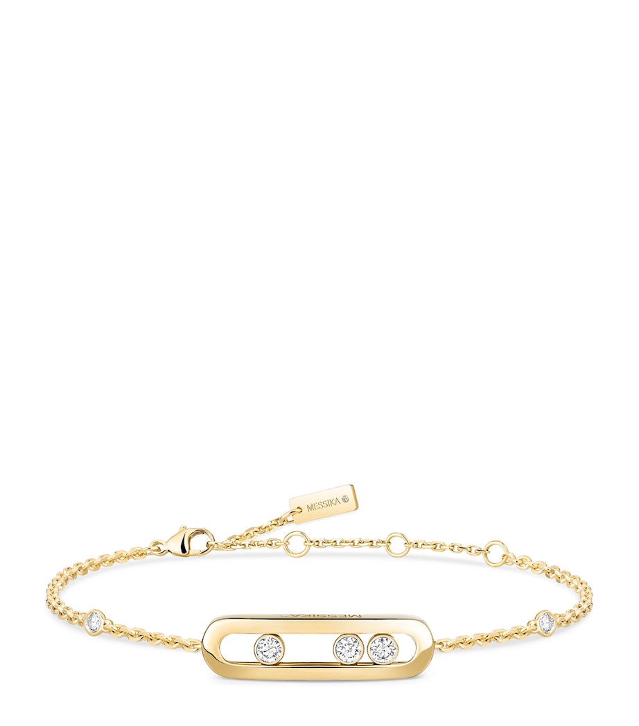 Messika Move Classique Yellow Gold and Diamond Bracelet (0.12ct) Yellow Gold Image 1