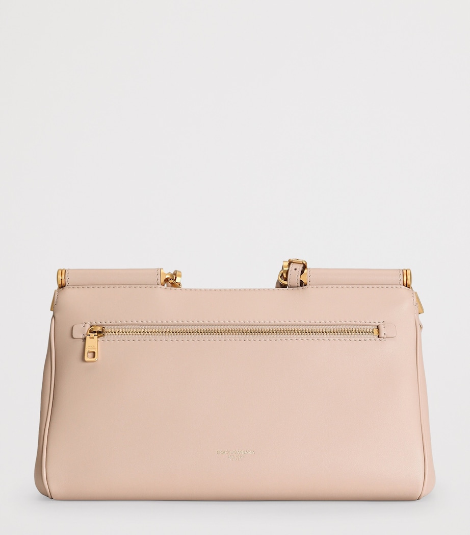 Plongé Calfskin My Sicily Top-Handle Bag 80095-NUDE 1 Image 5