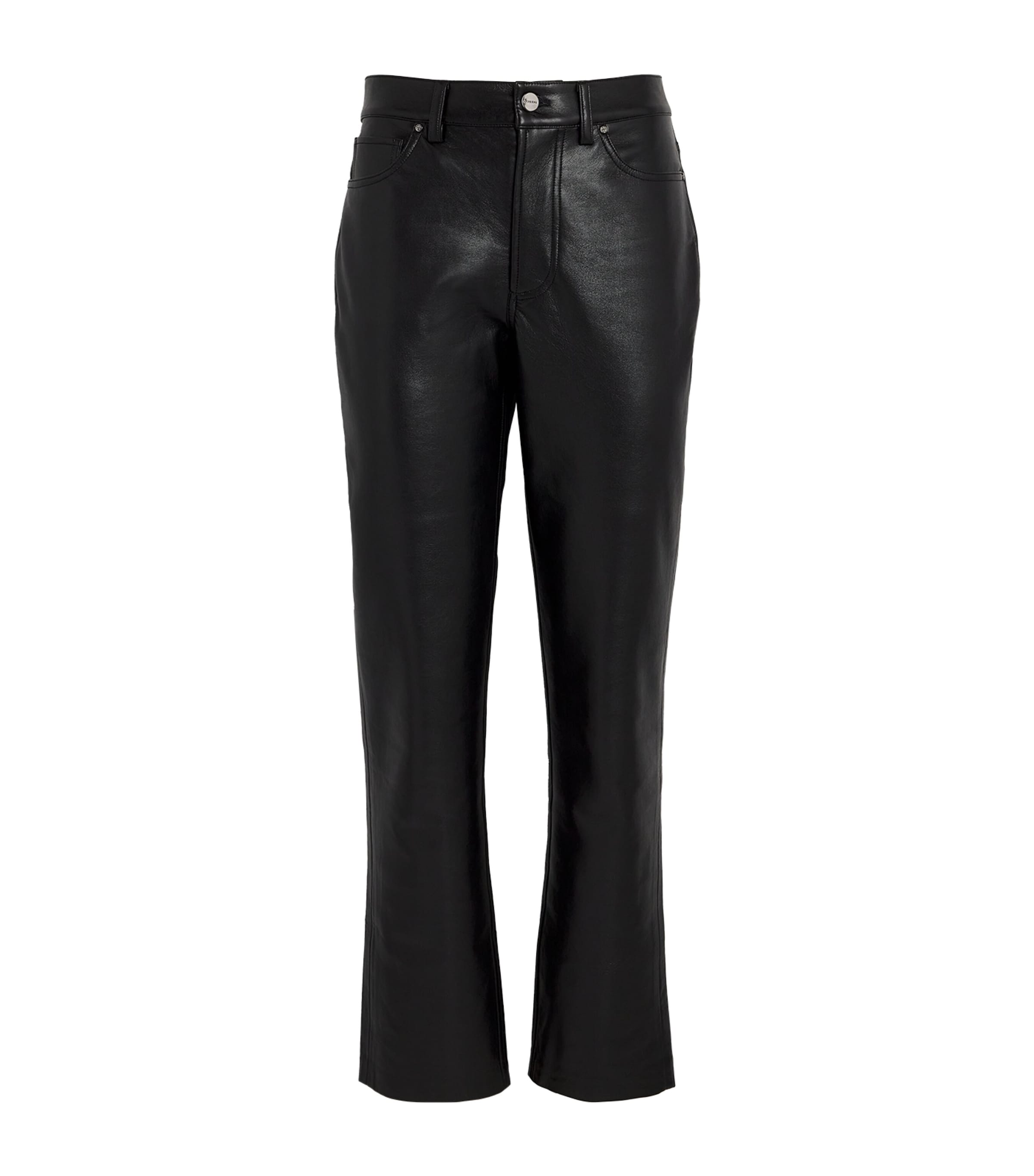 ANINE BING RECYCLED LEATHER BRUNO TROUSERS