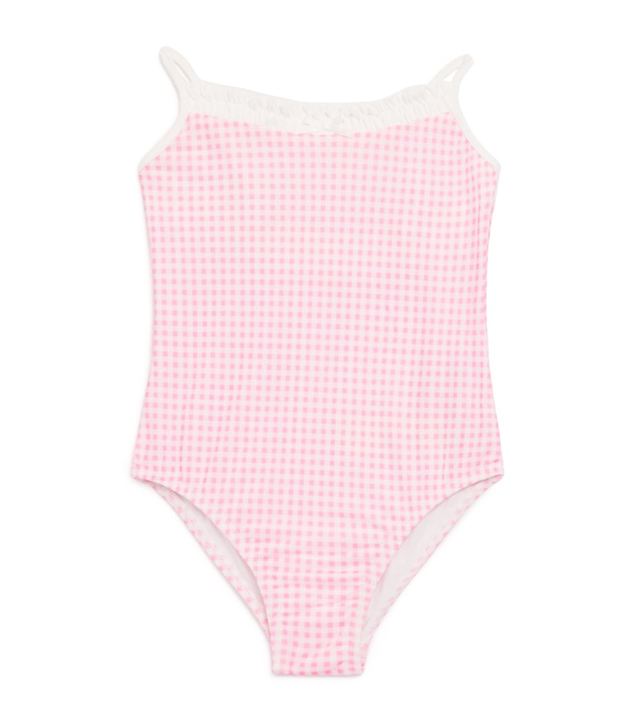 Gingham Elara Swimsuit (3-16 Years) PINK GINGHAM Image 1