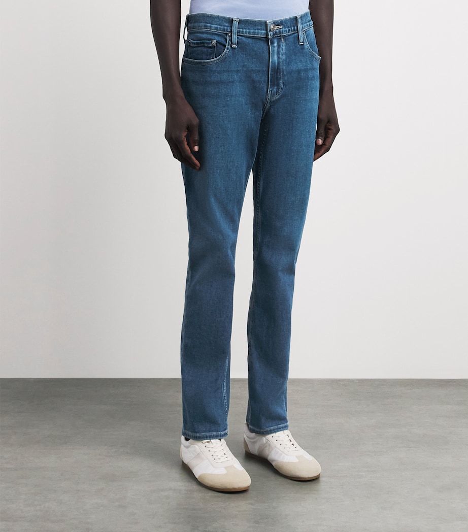 PAIGE Mens Federal Slim Jeans Bushman Image 4