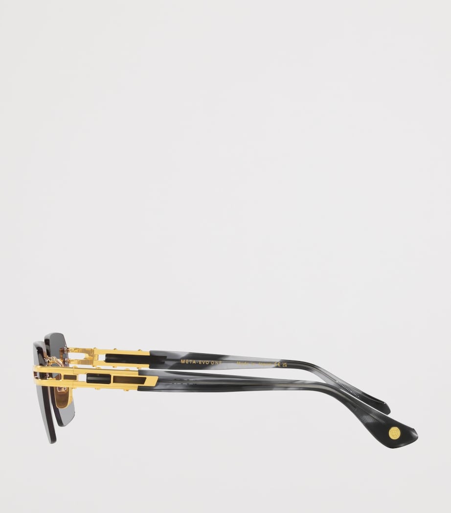 DITA Meta-Evo One Square Sunglasses Gold Image 3