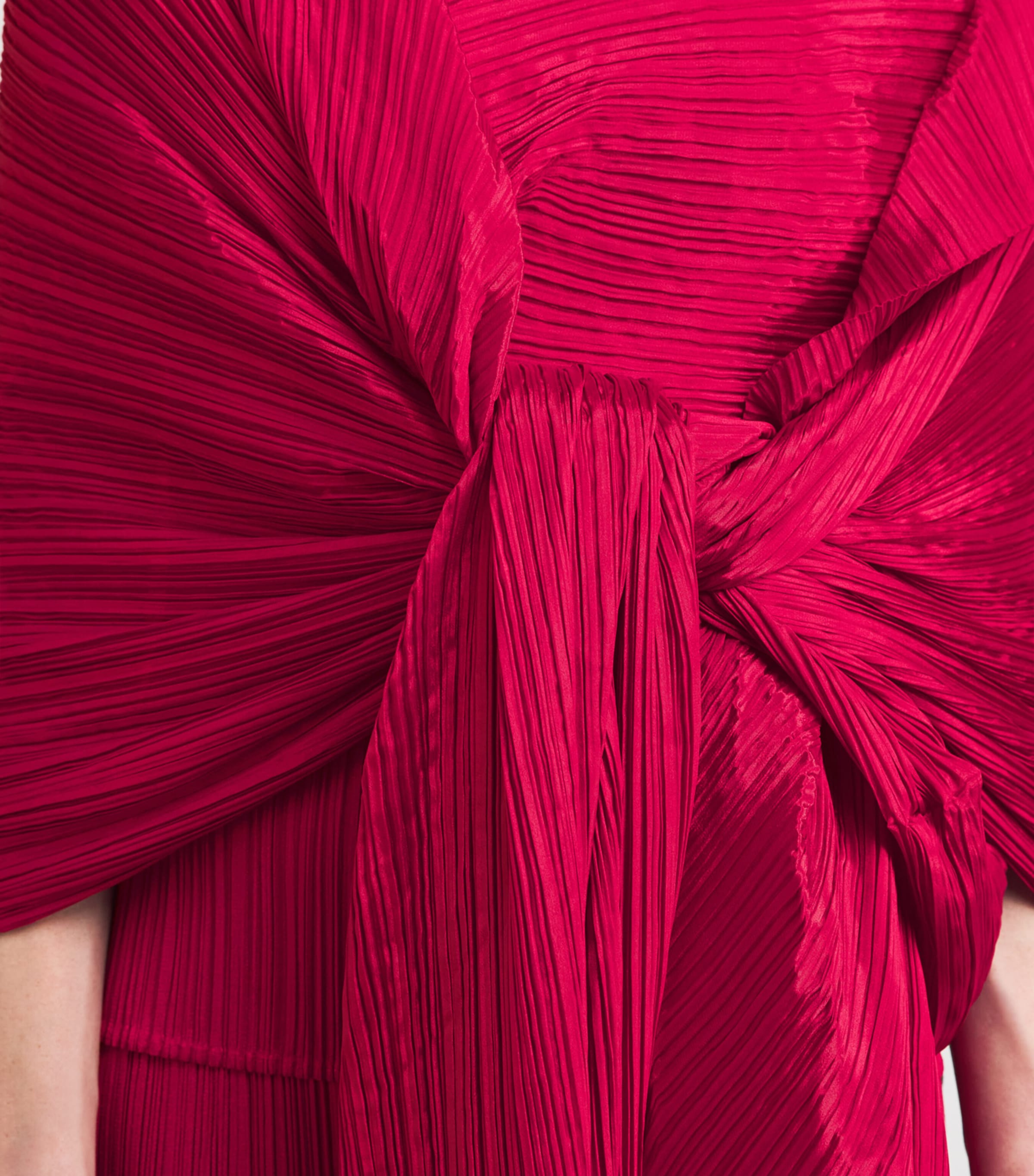 Pleats Please Issey Miyake Pink Colorful Madame-T May Stole