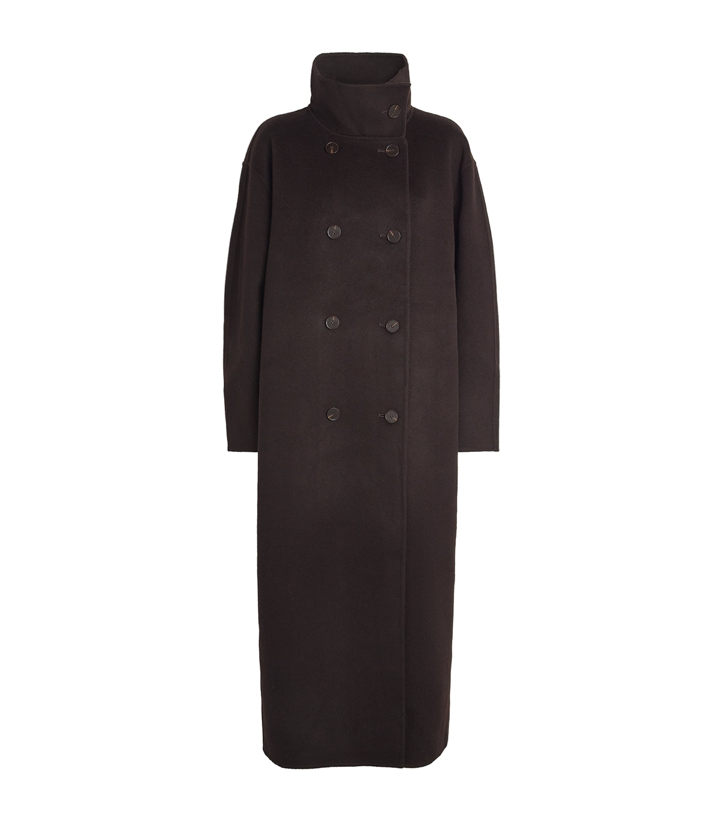 Stylein Wool Tovino Double-breasted Coat In Brown