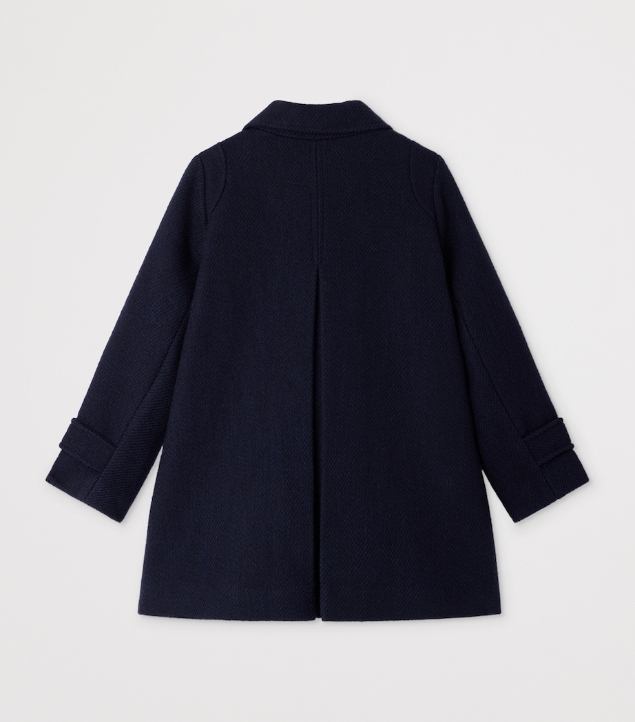 Bonpoint Cotton-Wool Coat (4-8 Years) Marine Image 2