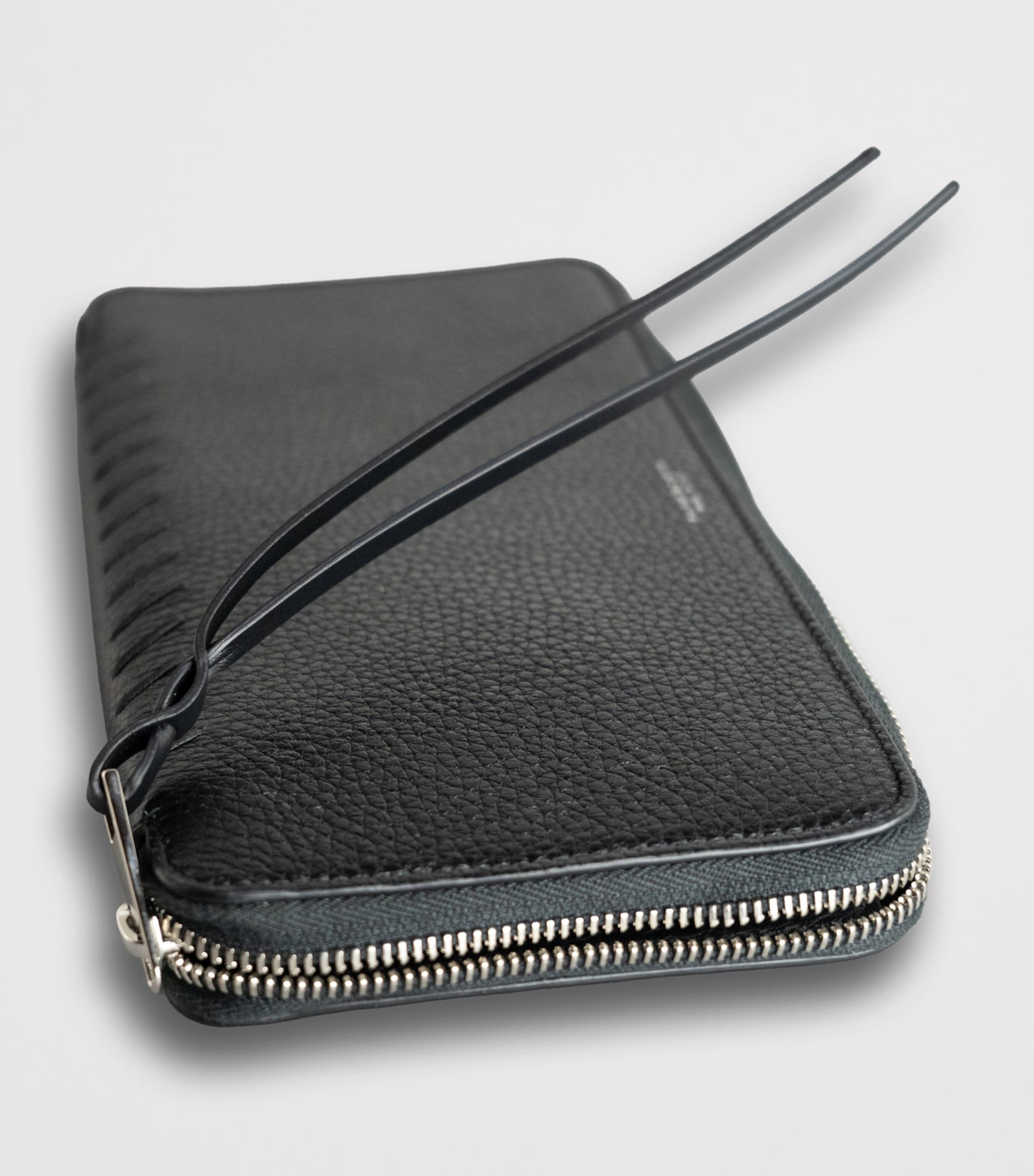 Alan Scott Deer Skin Document Wallet Black/black Image 2