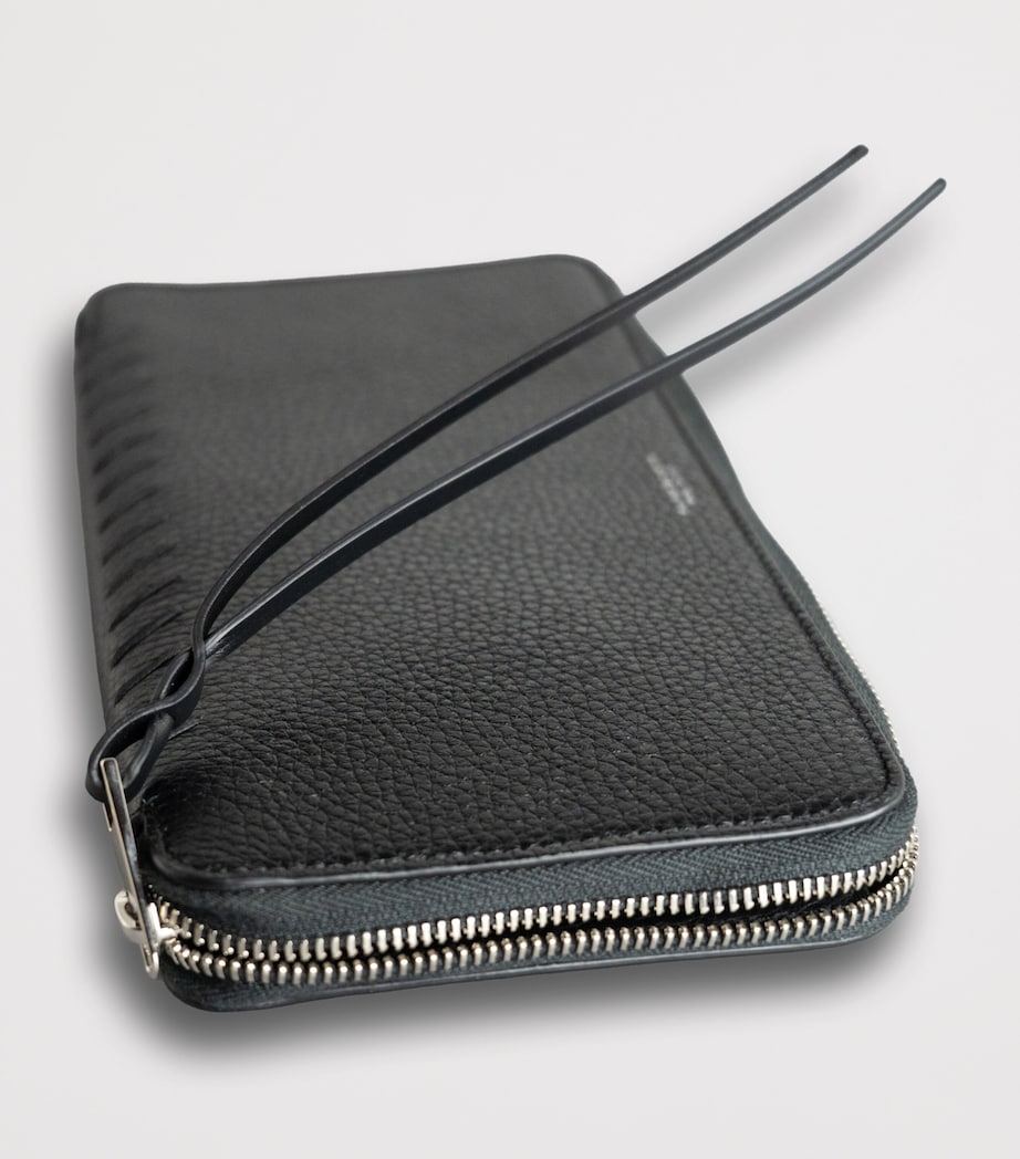 Alan Scott Deer Skin Document Wallet Black/black Image 2