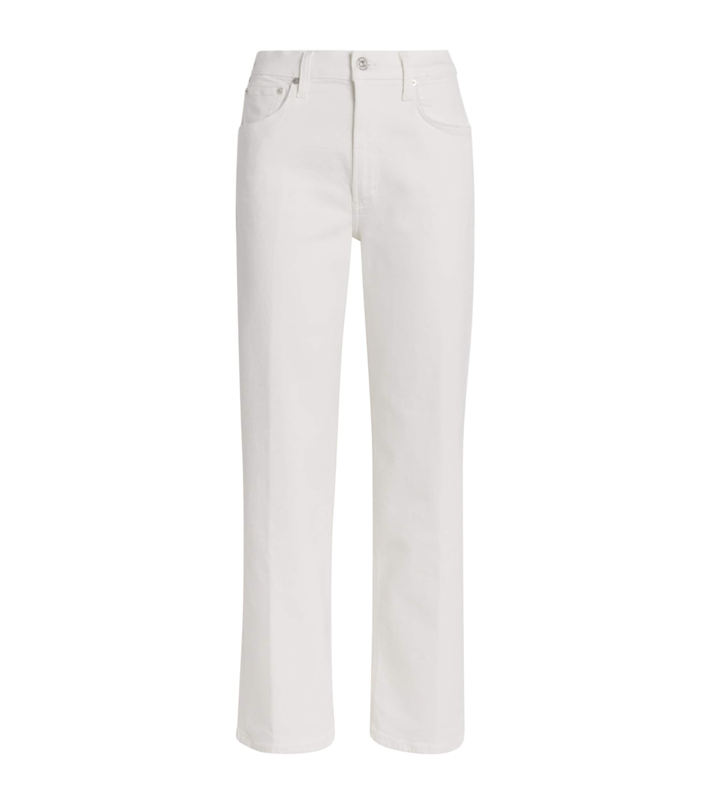 Citizen Of Humanity Palma Straight Jeans In White