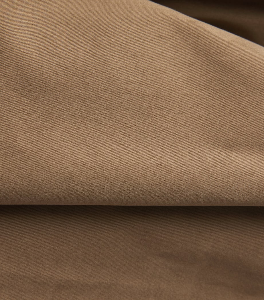 Sease Mens Stretch-Cotton Chinos Bronze Olive Image 2