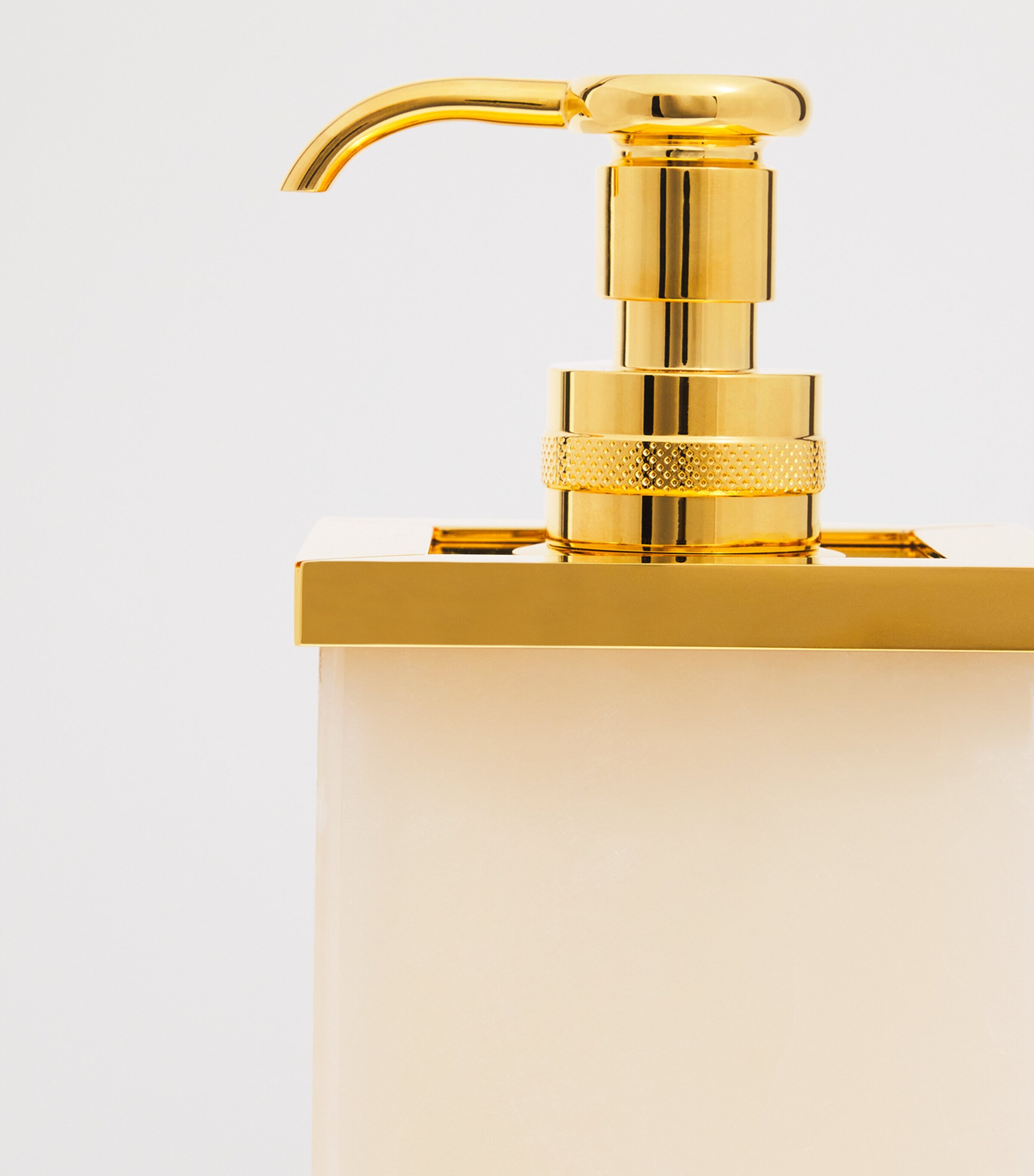 ZODIAC Onyx Soap Dispenser Gold Image 2
