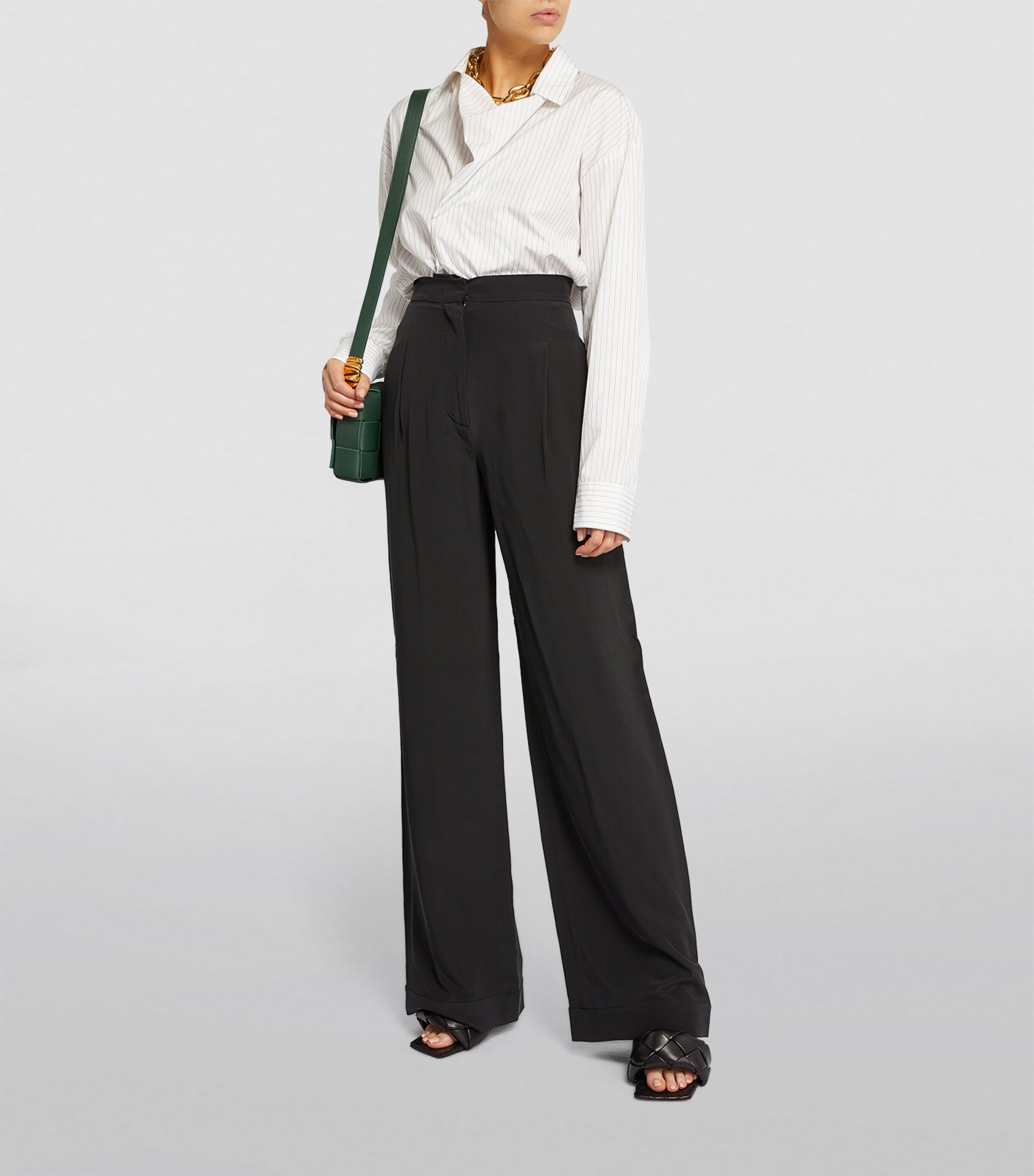 Quilted Leather Lido Mules 90 NERO/NERO Image 6