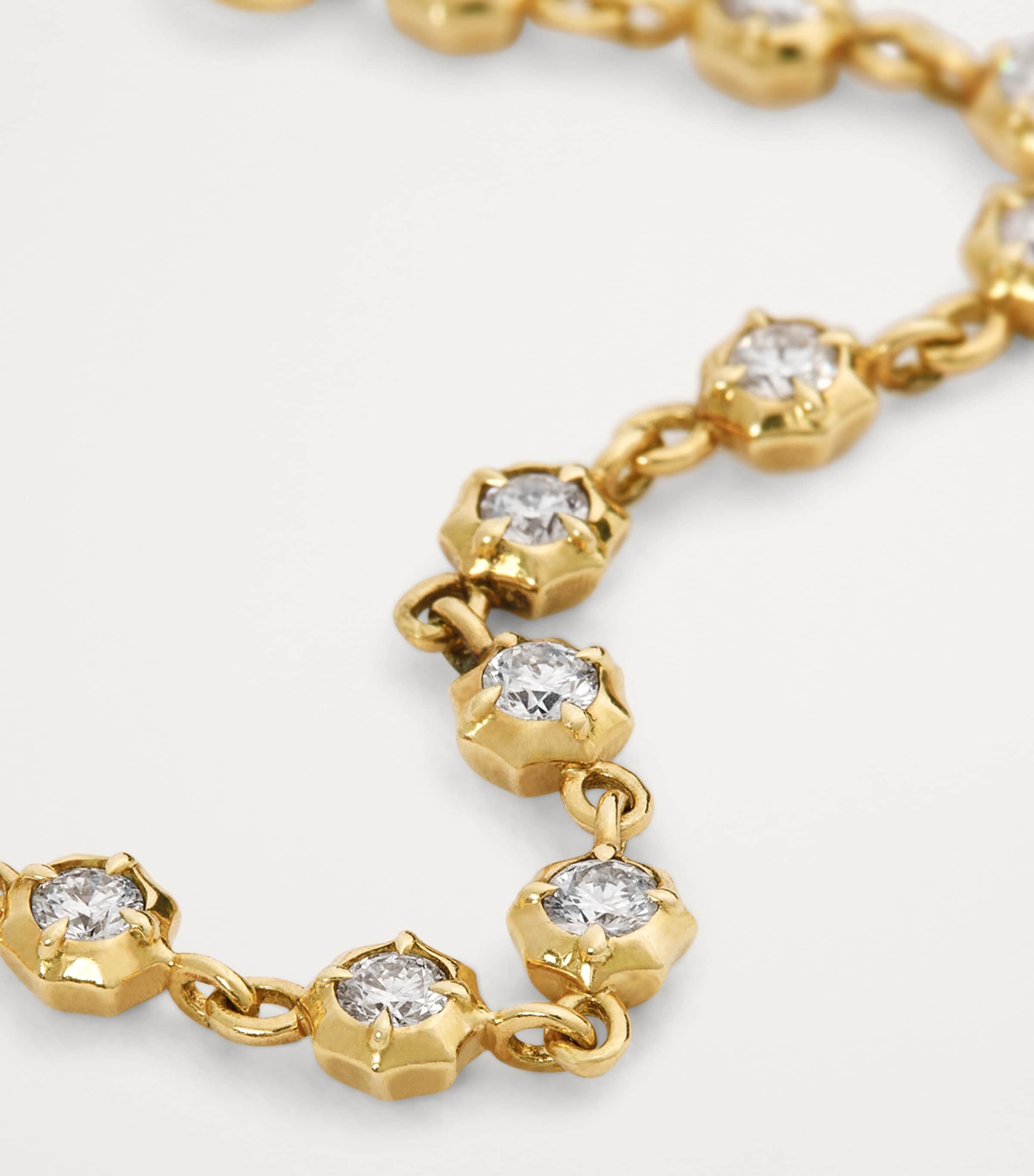 Jade Trau Yellow Gold and Diamond Maverick Line Bracelet Yellow Gold Image 4