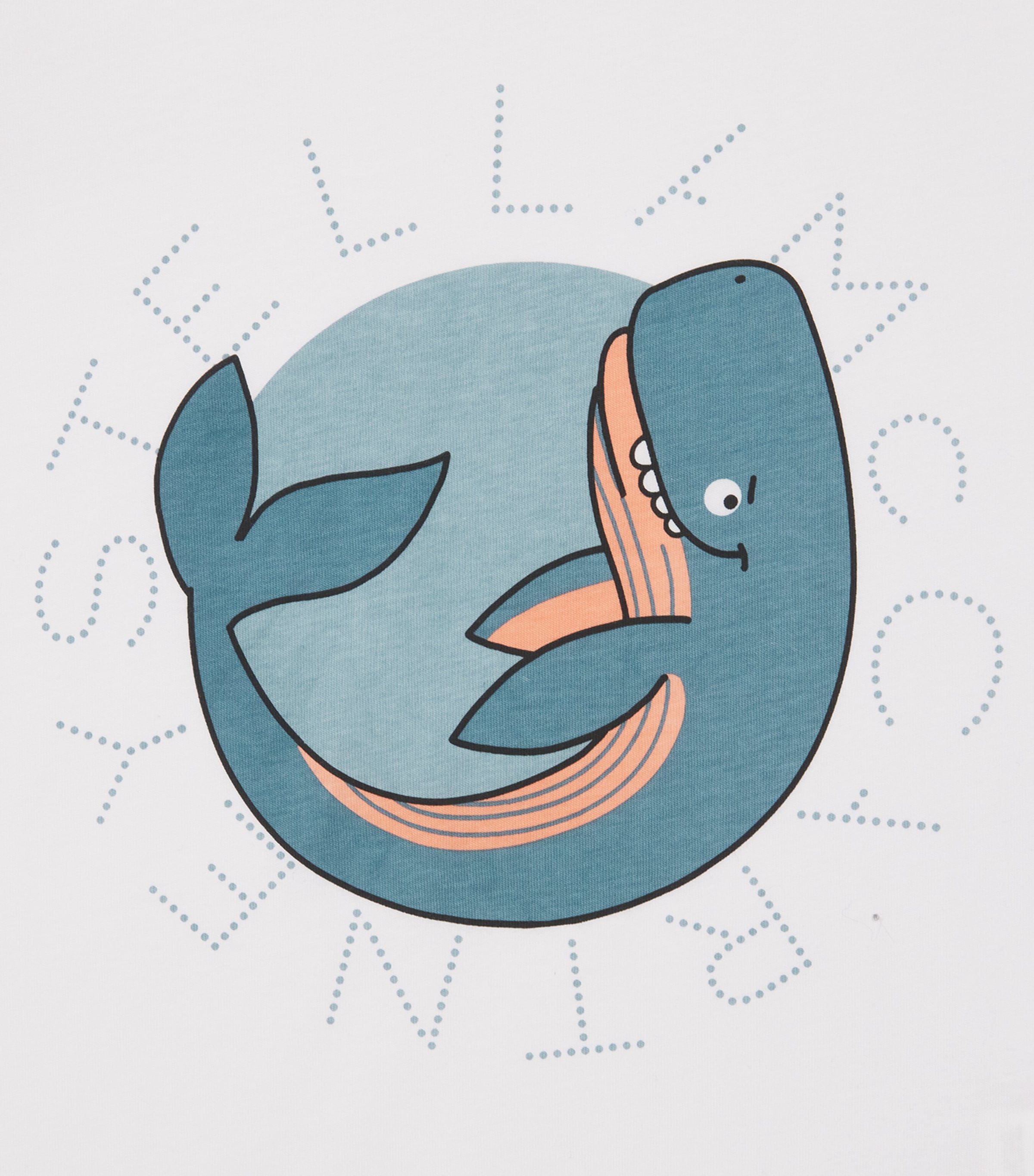 Stella McCartney Kids Organic Cotton Whale T-Shirt (2-14 Years) Image 3
