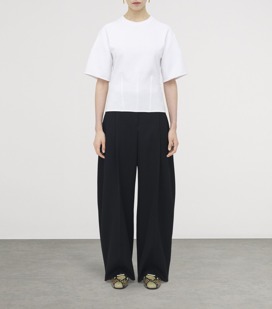 Cotton Rib-Front T-Shirt 9000 Image 2