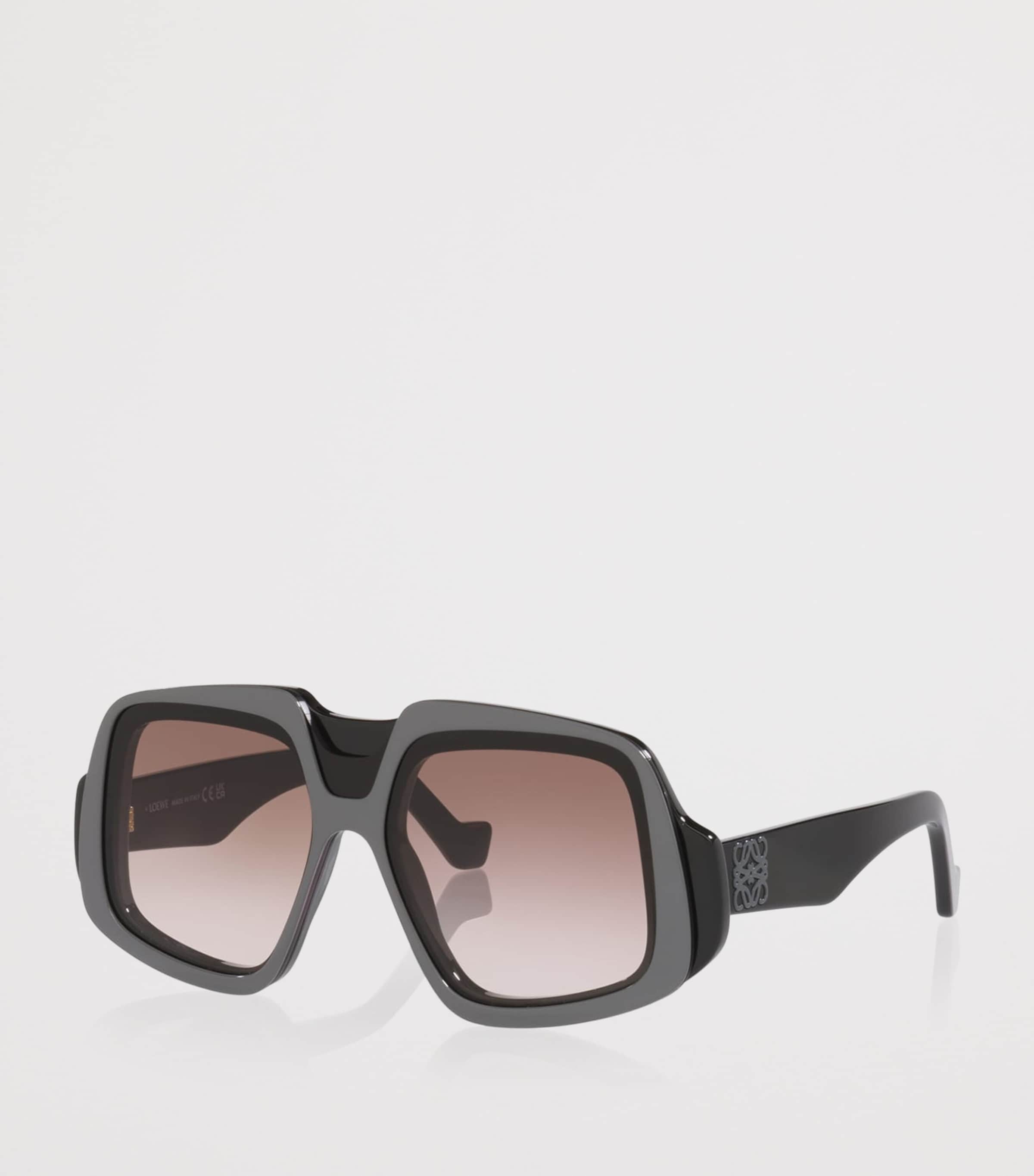 LOEWE Anagram Oversized Square Sunglasses Black Image 2