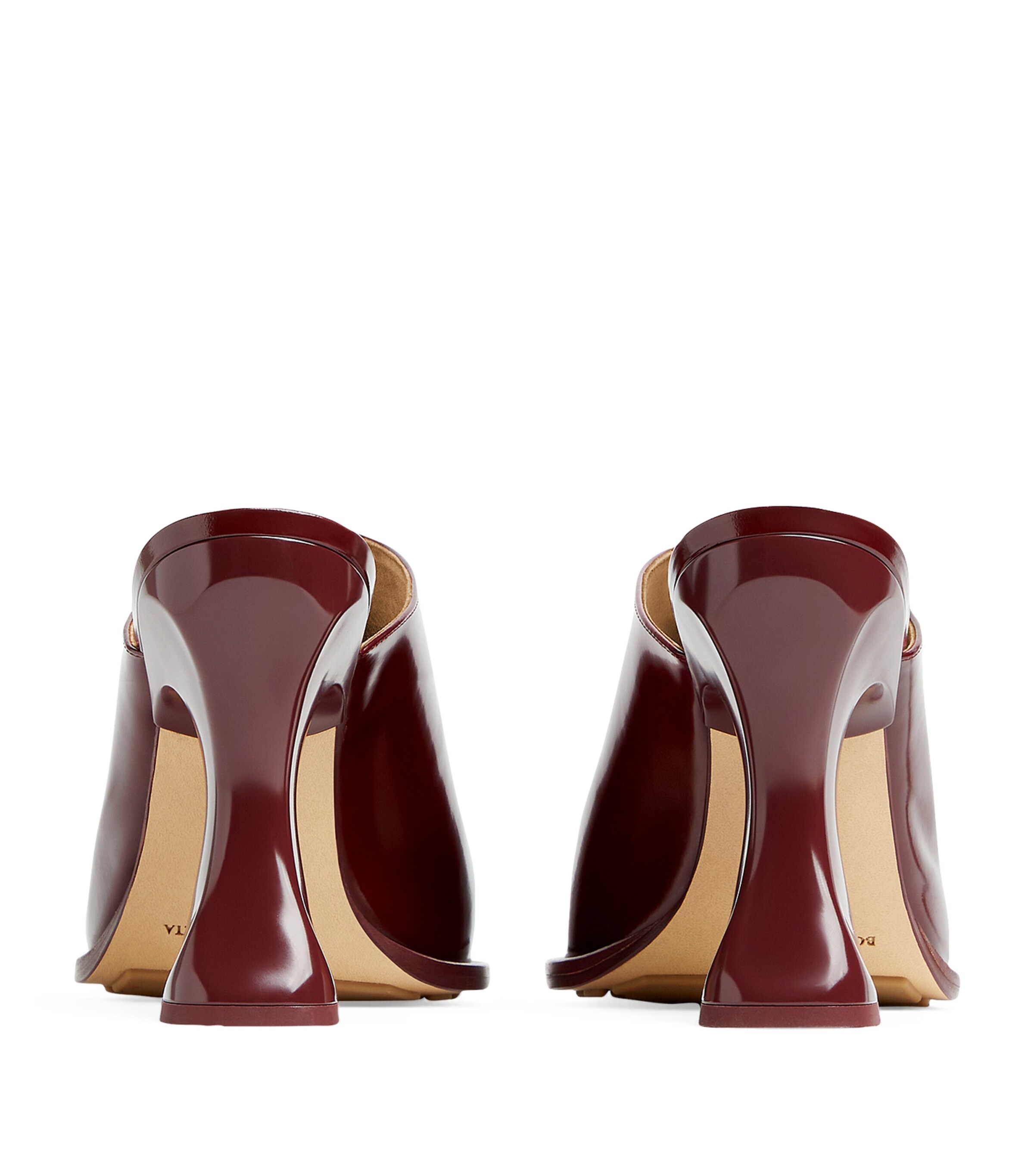 Leather Cha-Cha Heeled Mules 100 2226 Image 4