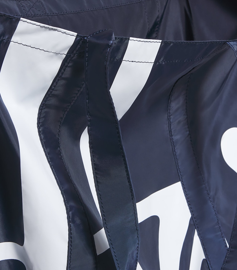 Logo Pocket Shopper Bag NAVY Image 6