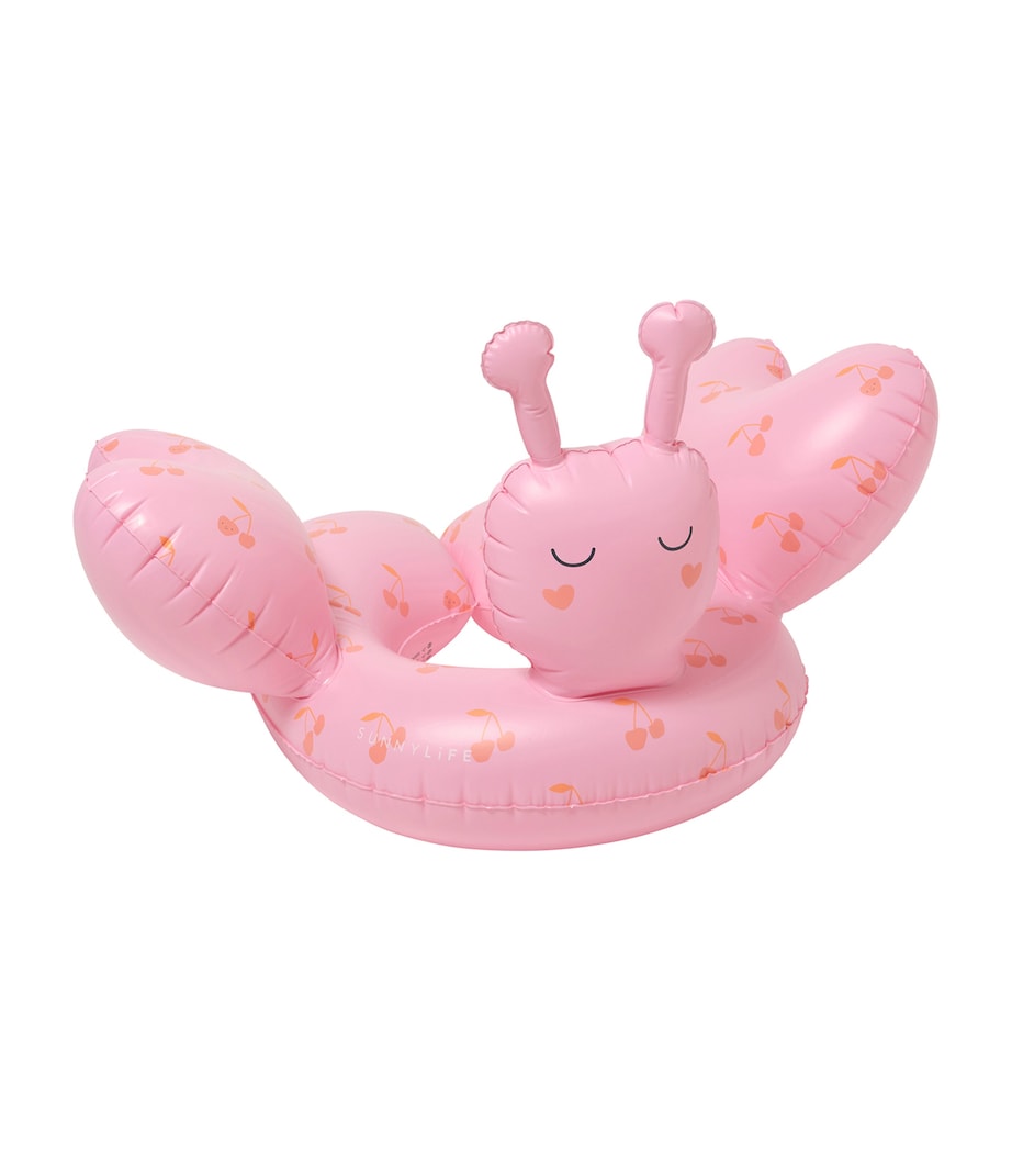 Cherry Print Tube Pool Ring COTTON CANDY Image 1