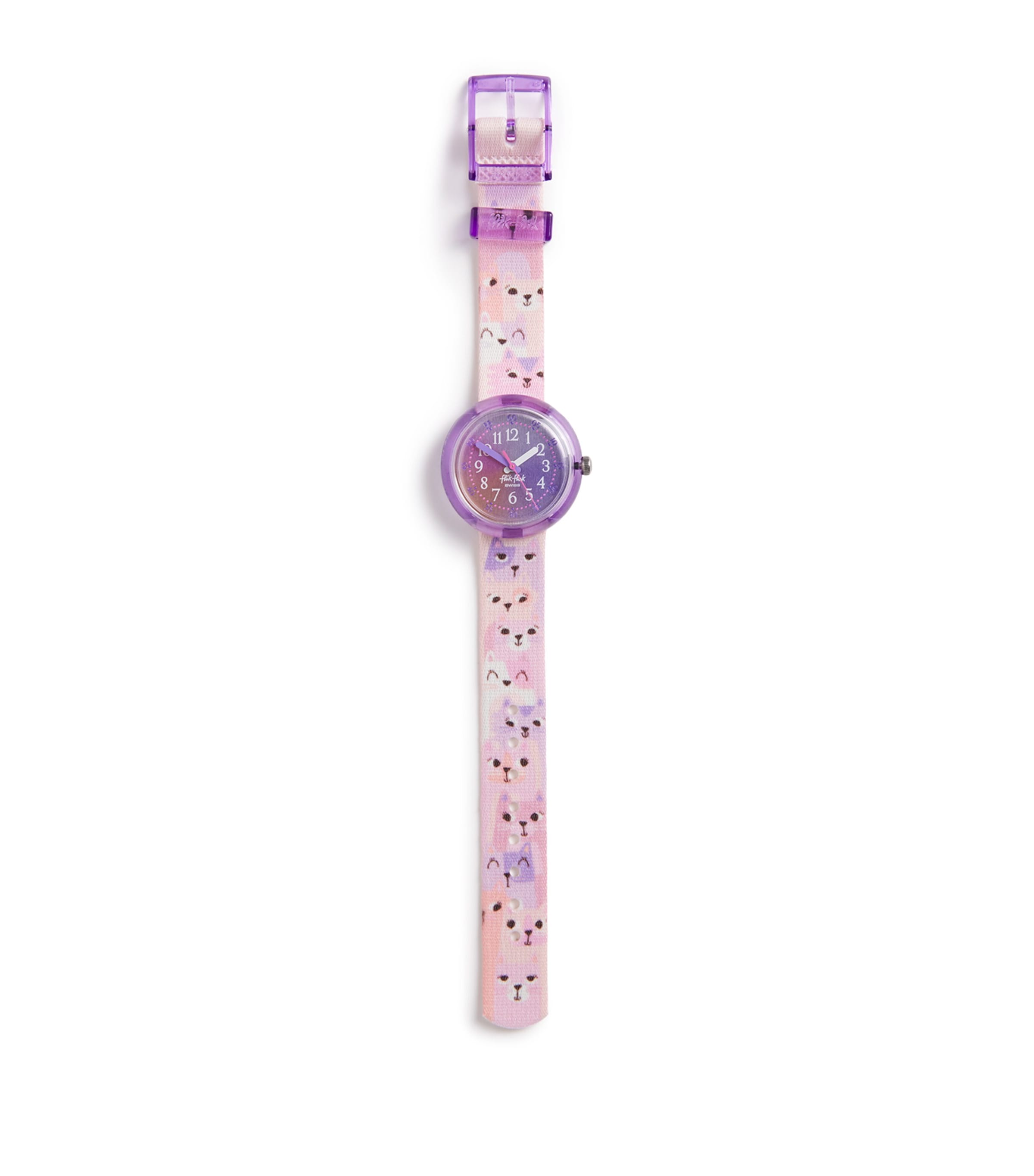 Flik Flak Cutie Kitty Watch In Pink