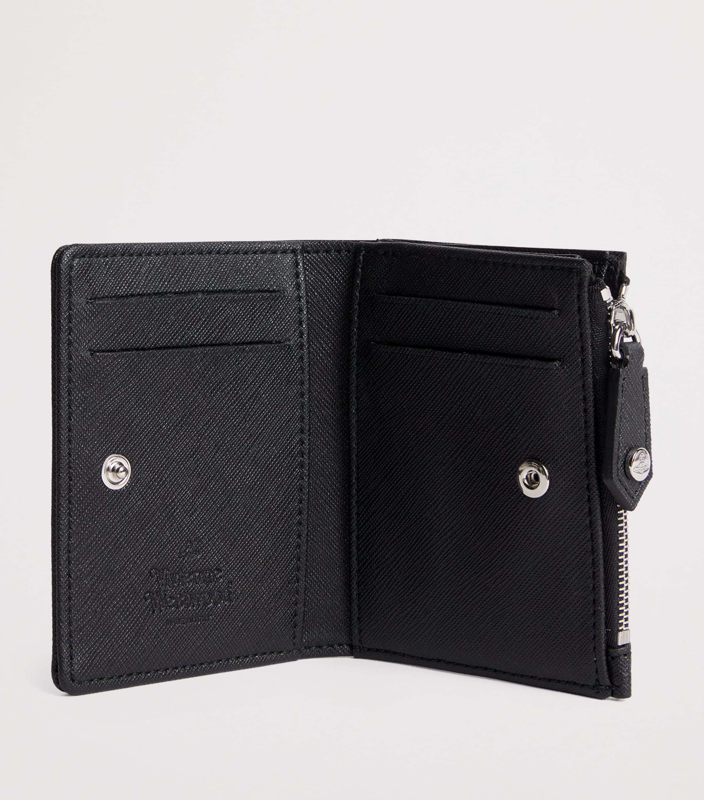 Vivienne Westwood Saffiano Leather Card Holder Black Image 2