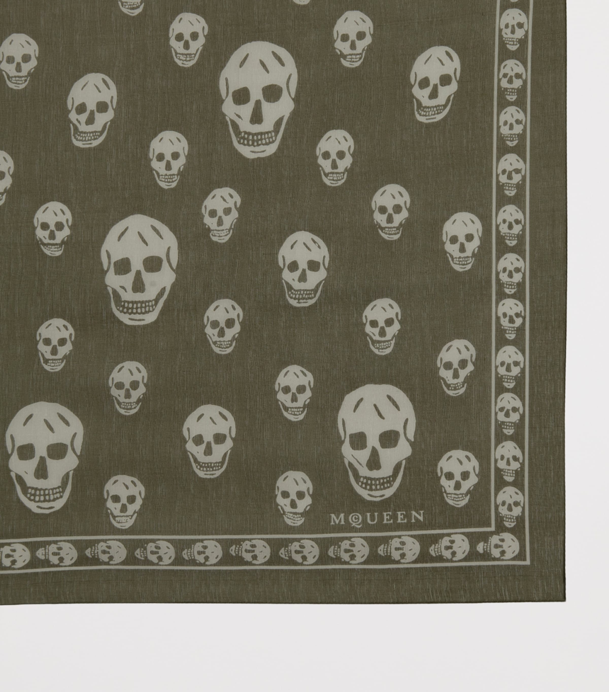 McQueen Silk Skull Scarf Image 2