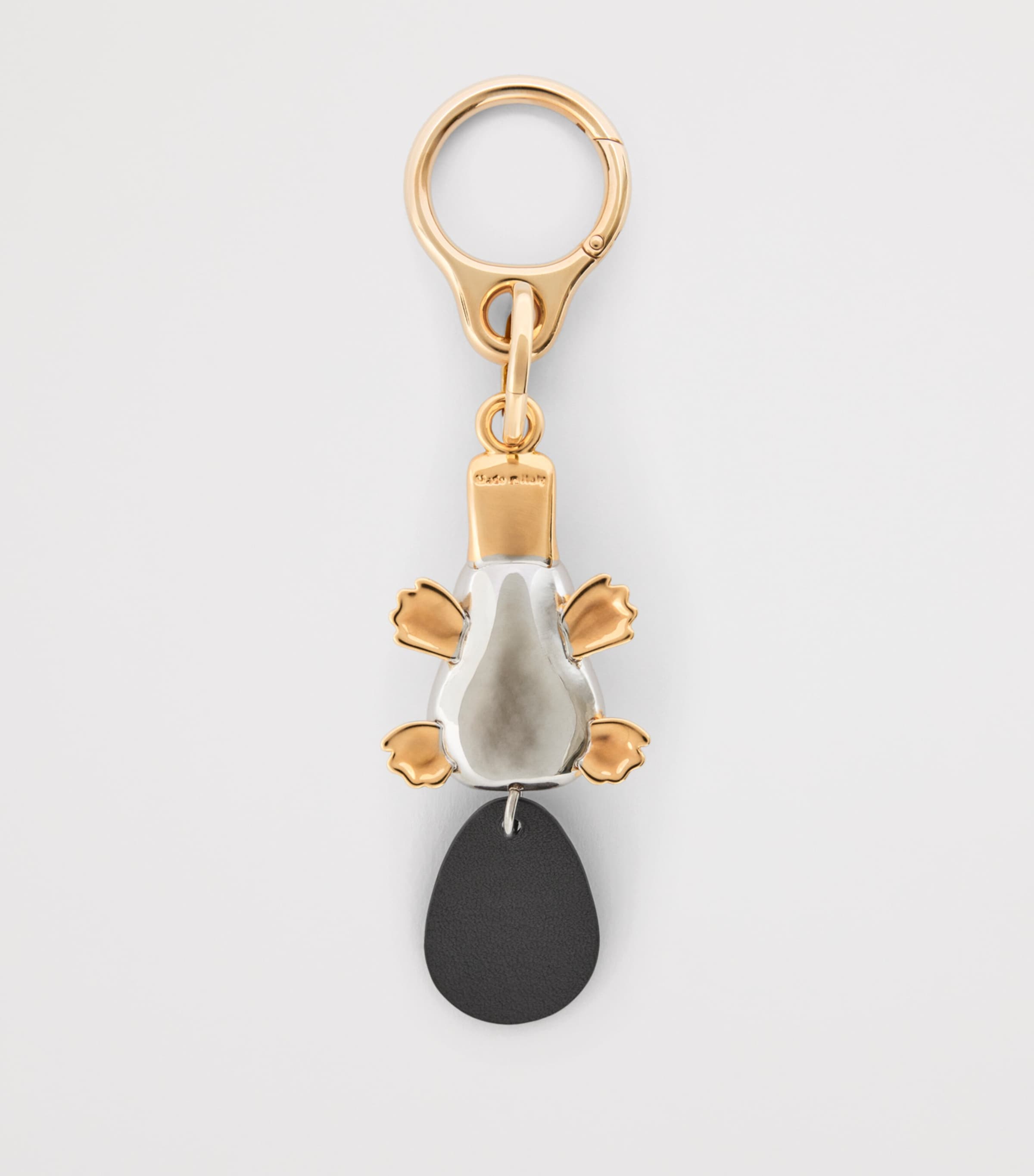 LOEWE Silver Leather-Brass Platypus Keyring | Harrods US