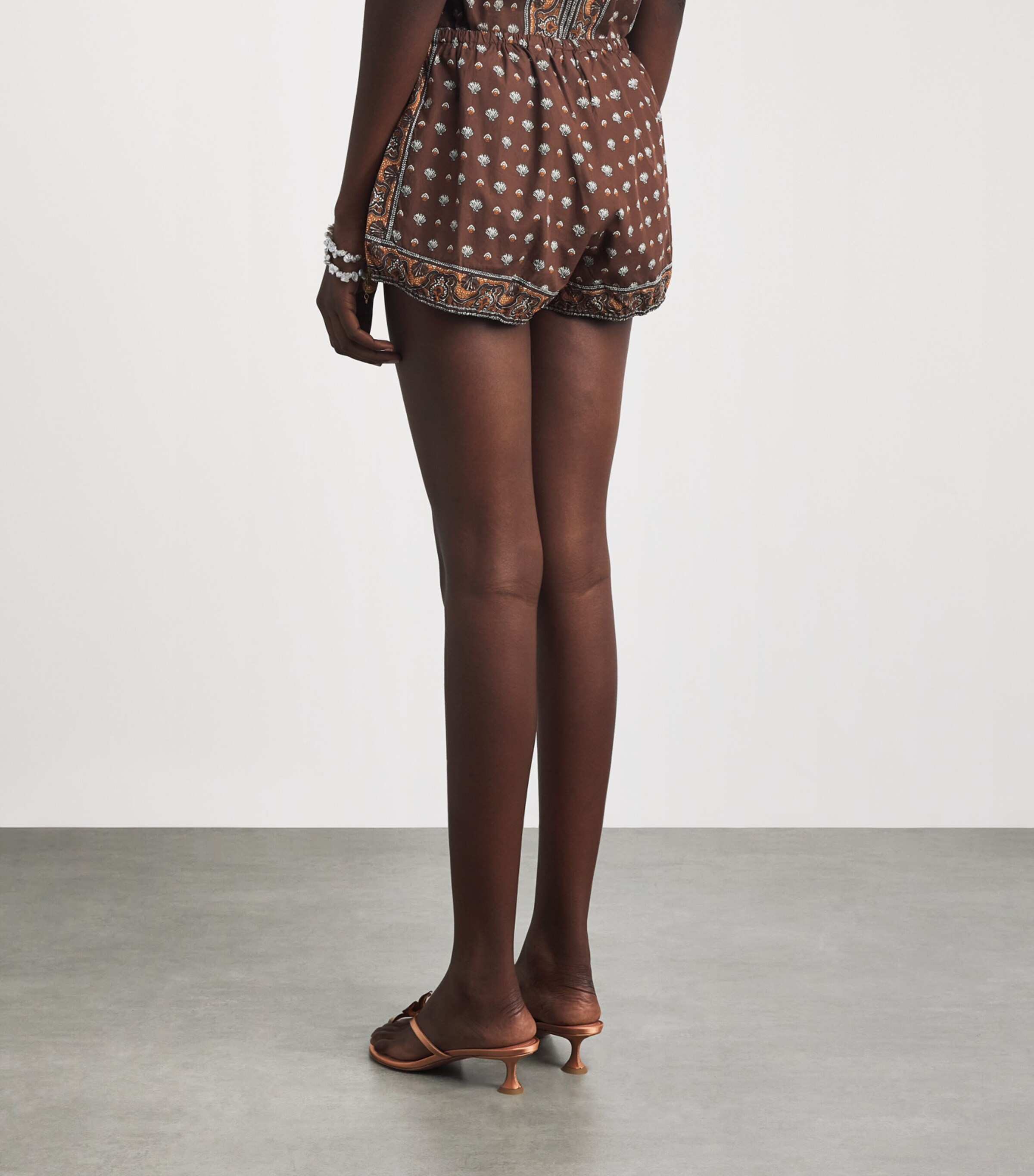 DÔEN Organic Cotton Vienna Shorts Terre Foulard La Mer Image 5