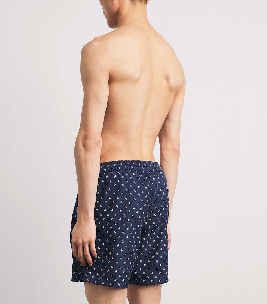 Jacob Cohën Mens Paisley Swim Shorts Blu Paisley Image 5