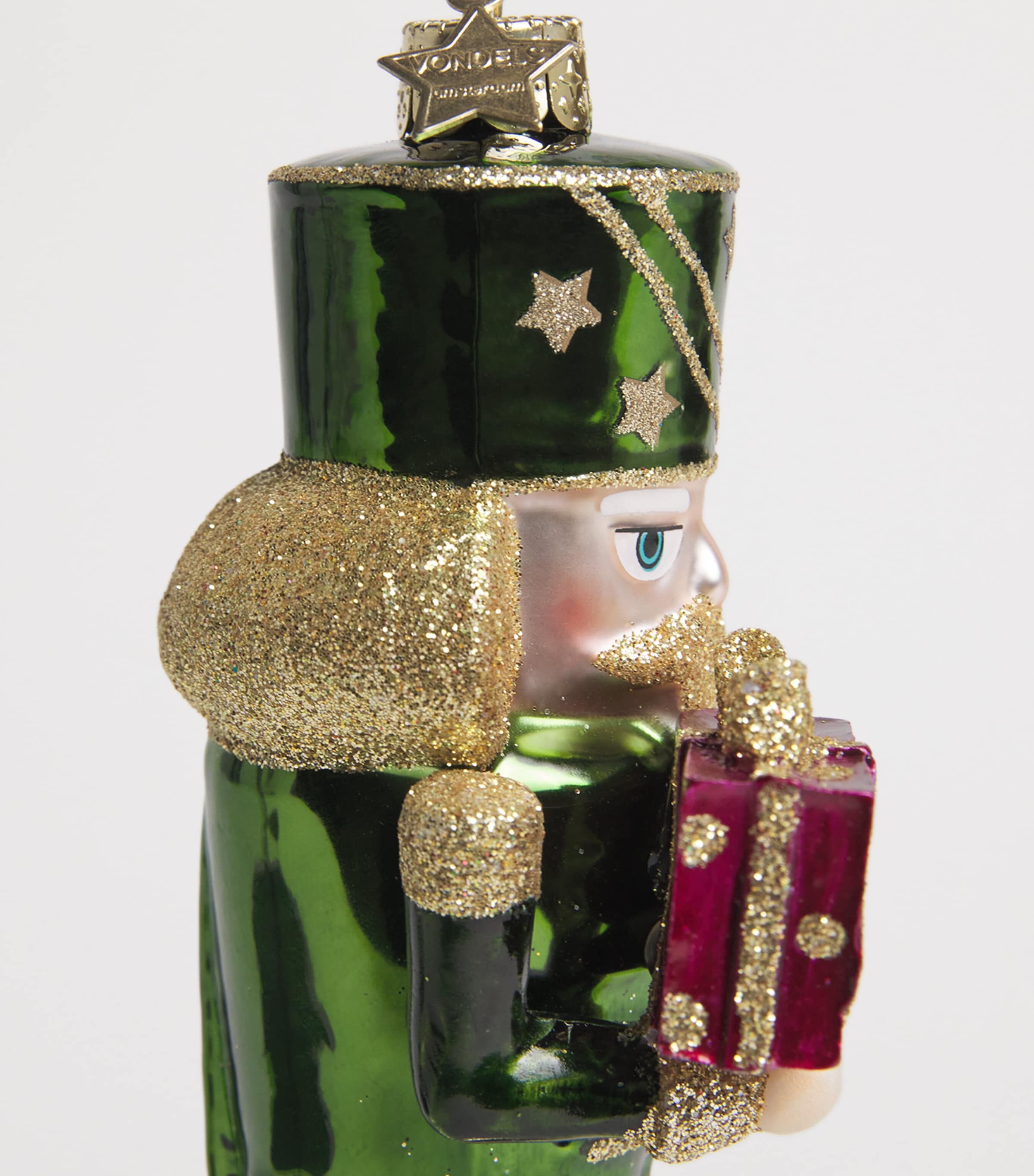 Harrods Nutcracker Tree Decoration Green Image 3