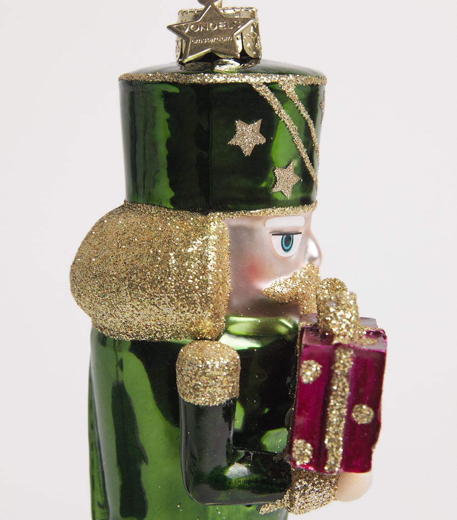 Harrods Nutcracker Tree Decoration Green Image 3