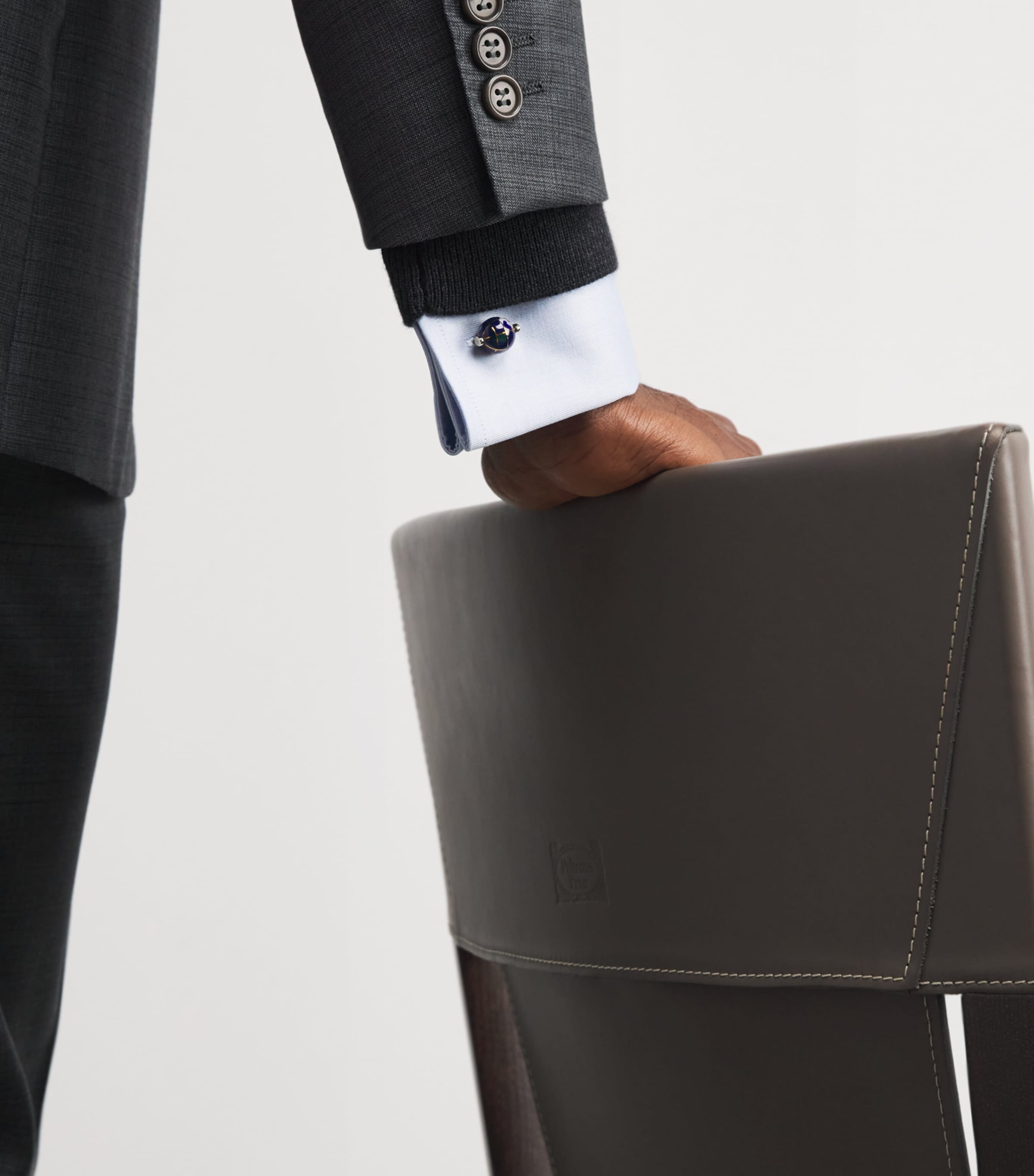 Spinning Globe Cufflinks 41_BLUE Image 5