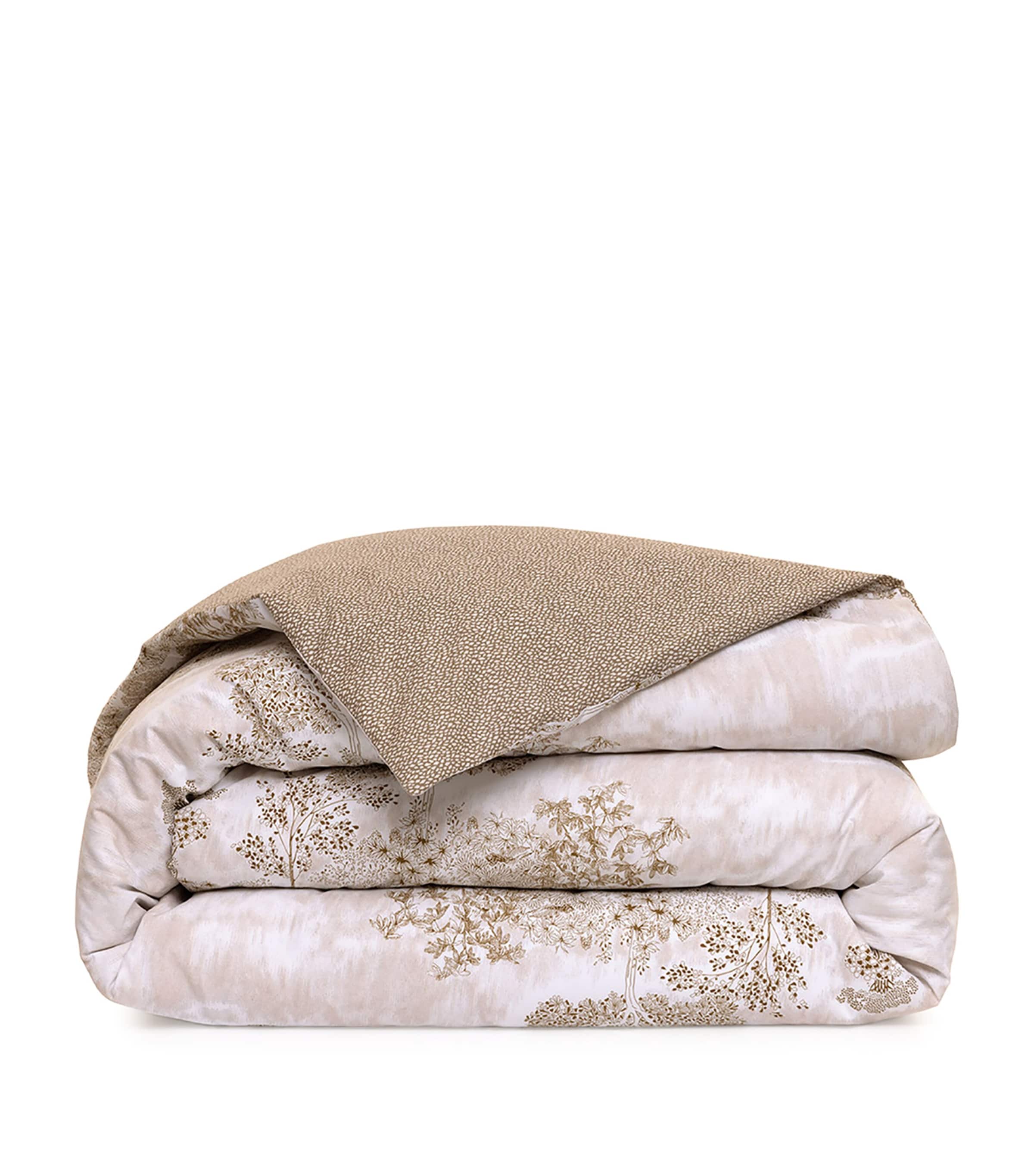 Yves Delorme Paysages Super King Duvet Cover In Brown