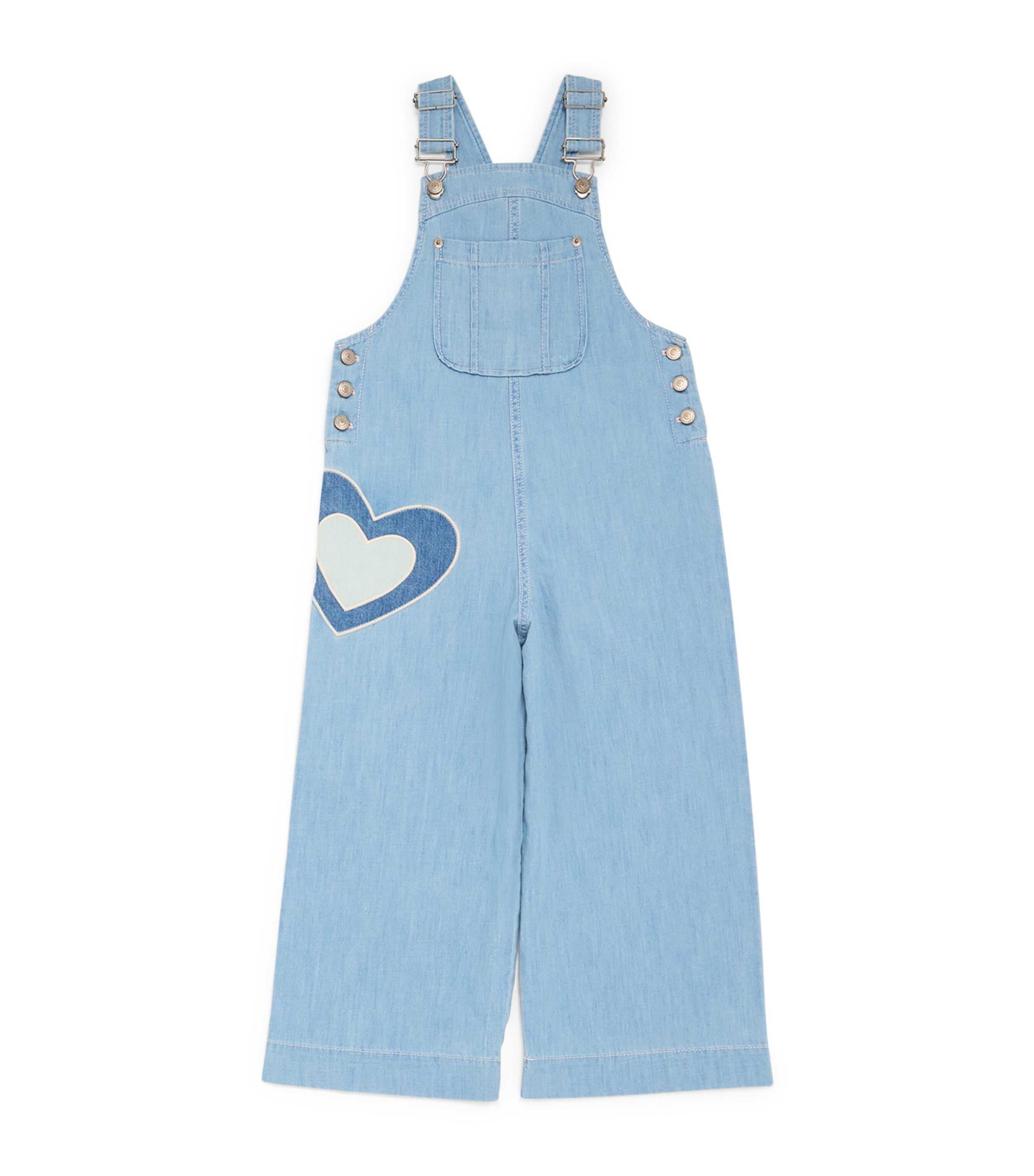 ZIMMERMANN DENIM HEART DUNGAREES 