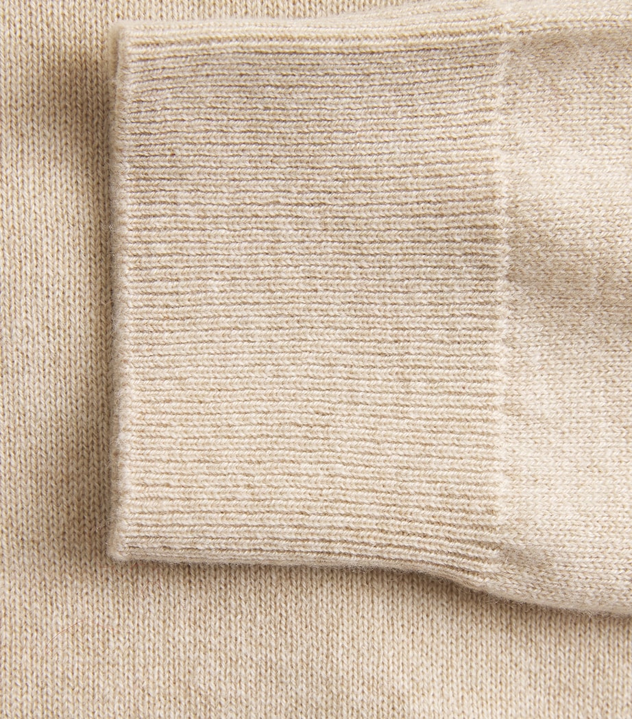 Cashmere Crew-Neck Sweater CHAMPAGNE Image 5