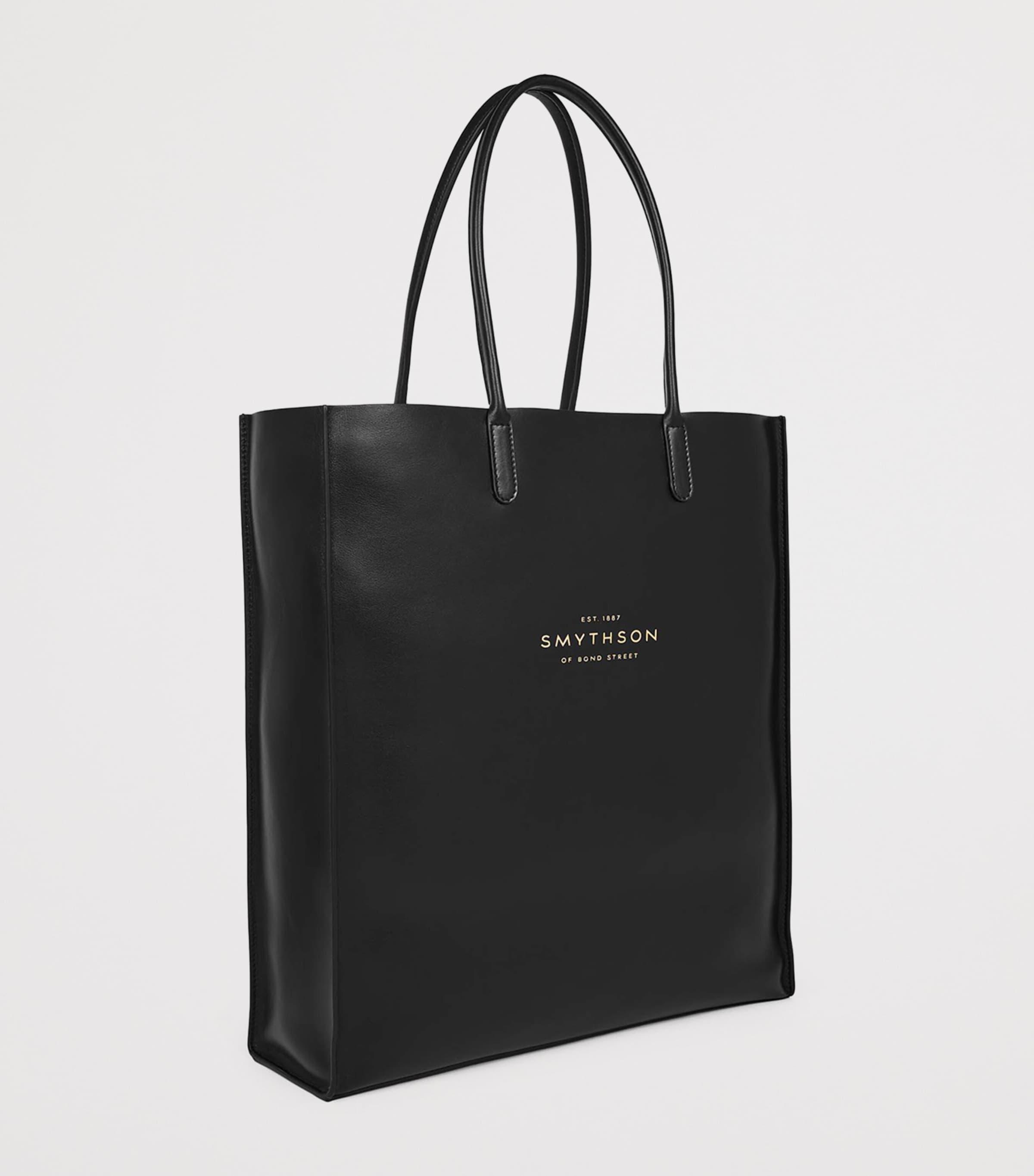 Leather Kingly Tote Bag BLACK Image 2