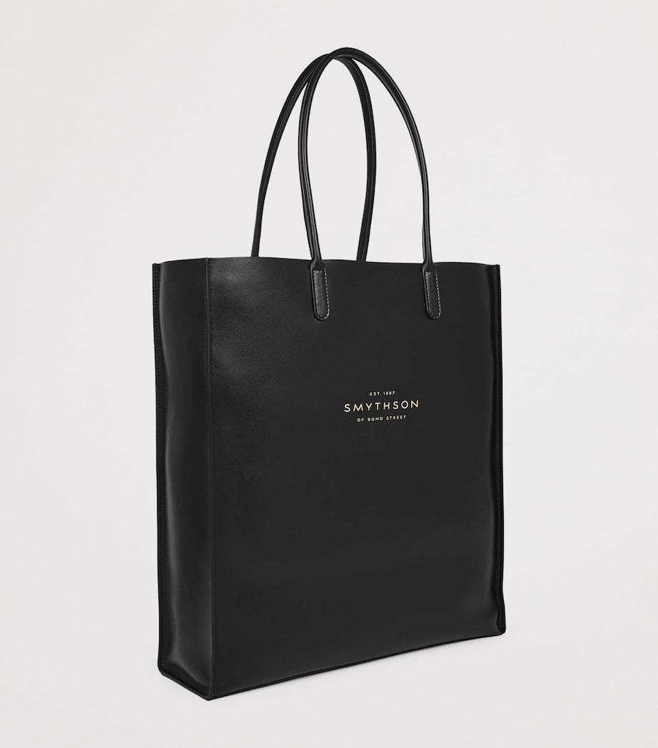 Leather Kingly Tote Bag BLACK Image 2