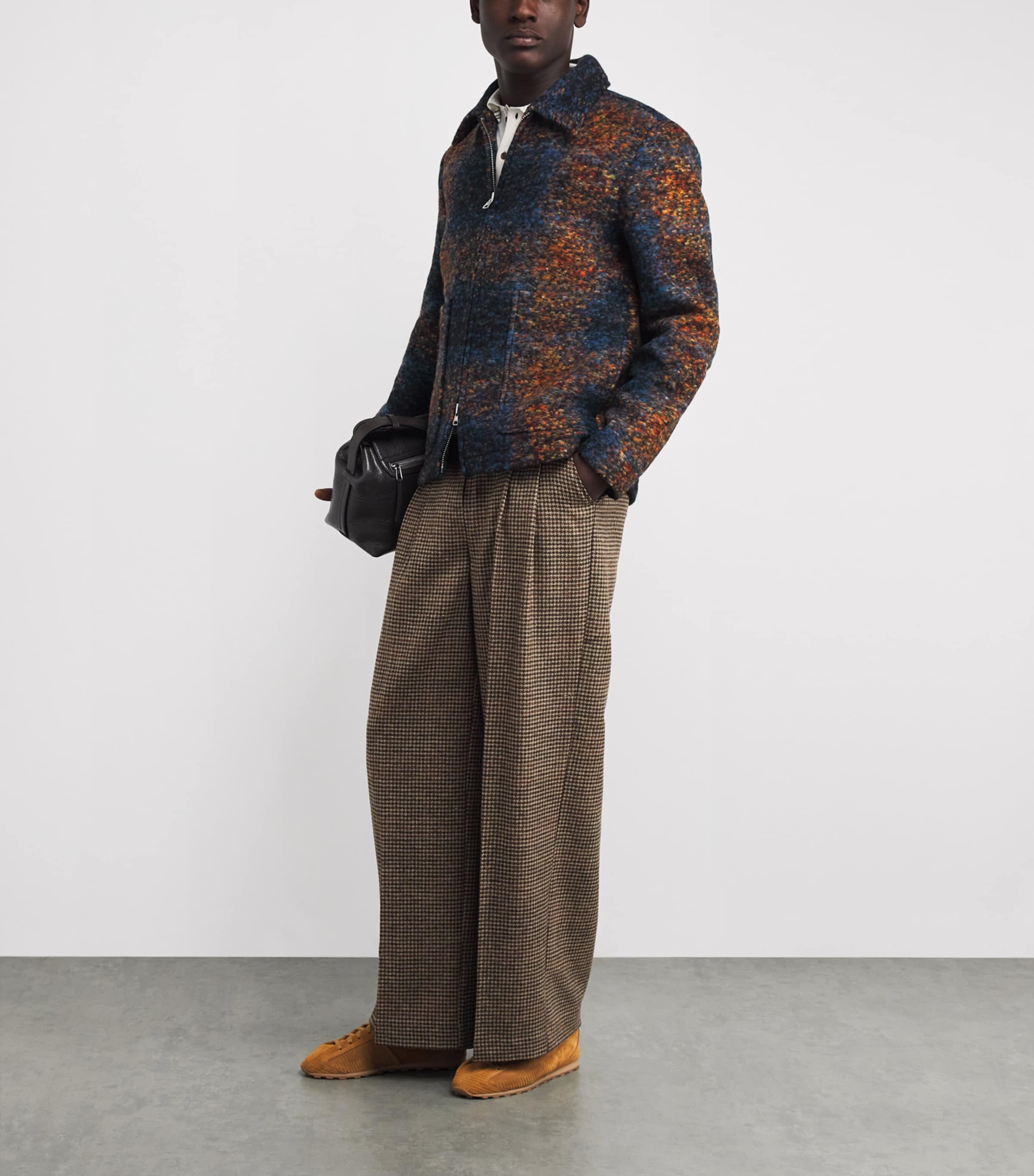 Wool-Blend Gael Jacket BLUE MULTI Image 2