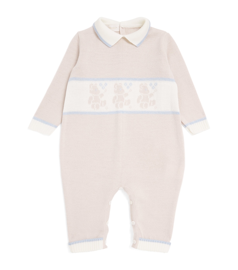 Wool-Blend Jacquard Teddy All-In-One (1-18 Months) BGE-DI Image 1
