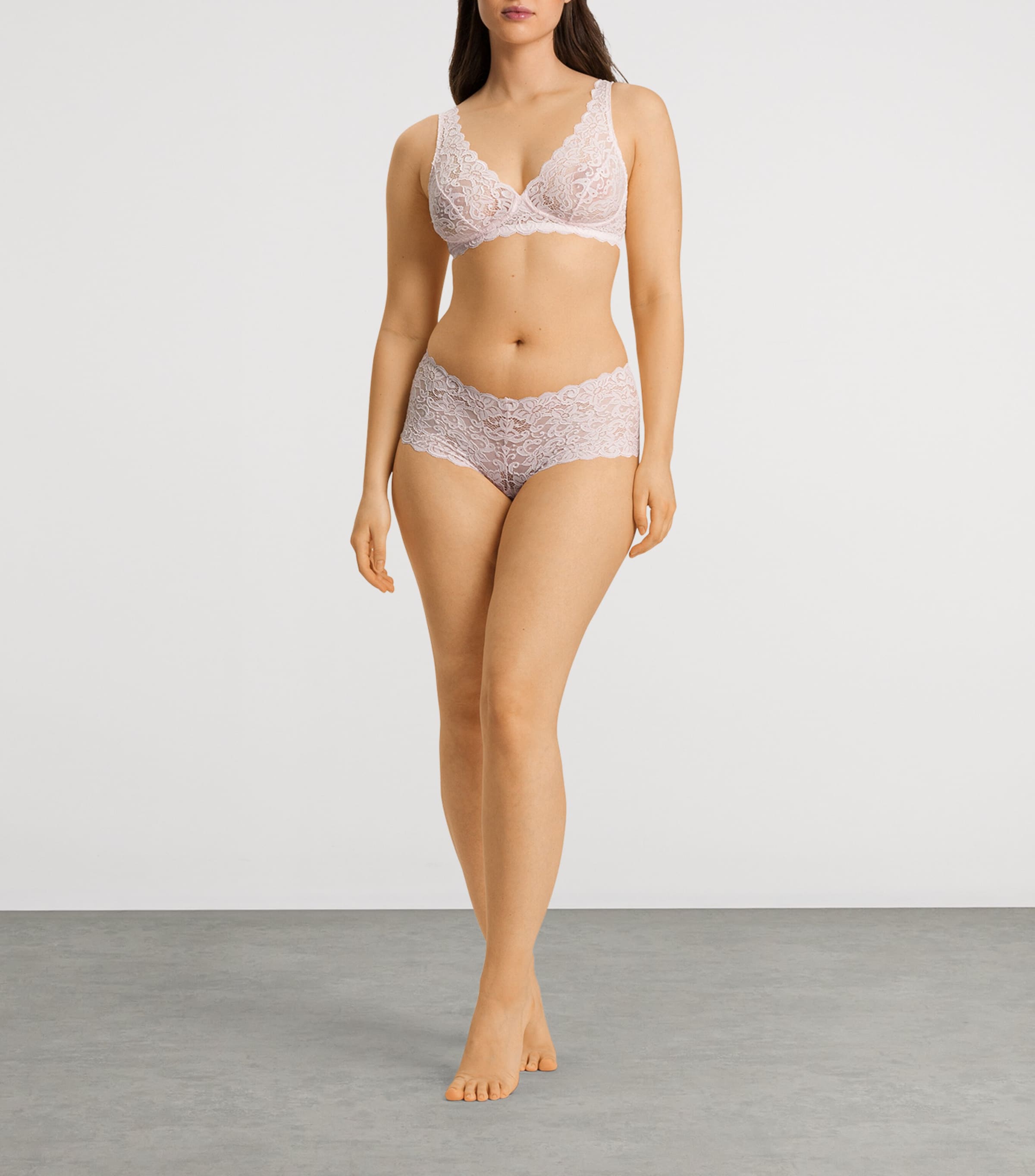 Moments Lace Boy Shorts HONEYDEW Image 5