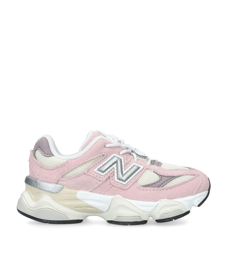 New Balance Kids Suede 9060 Sneakers Pink Comb Image 1