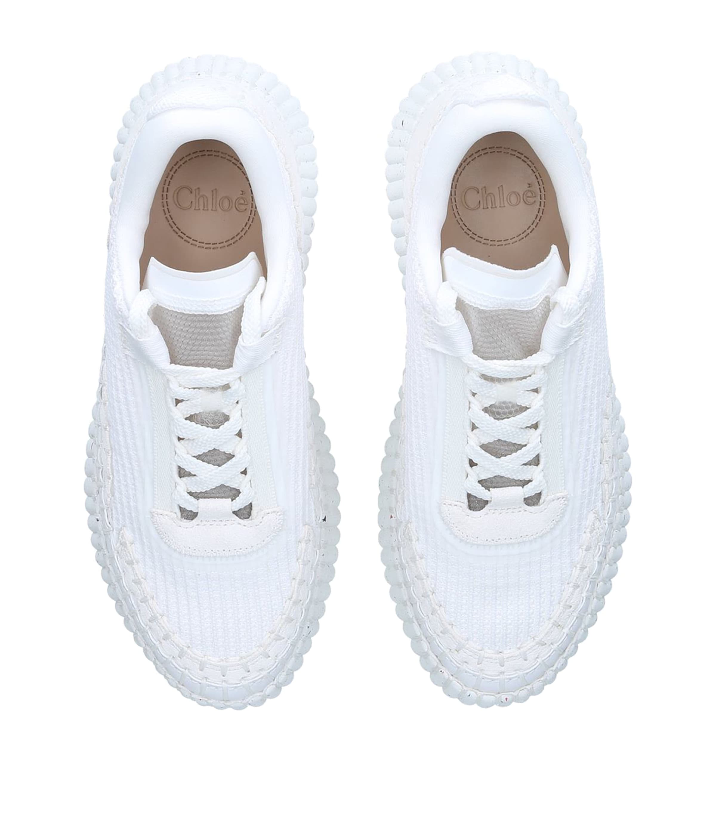 Chloé Nama Runner Sneakers White Image 6