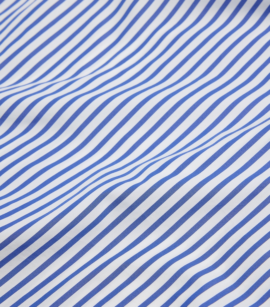 Dunhill Mens Cotton Stripe Shirt White Image 6